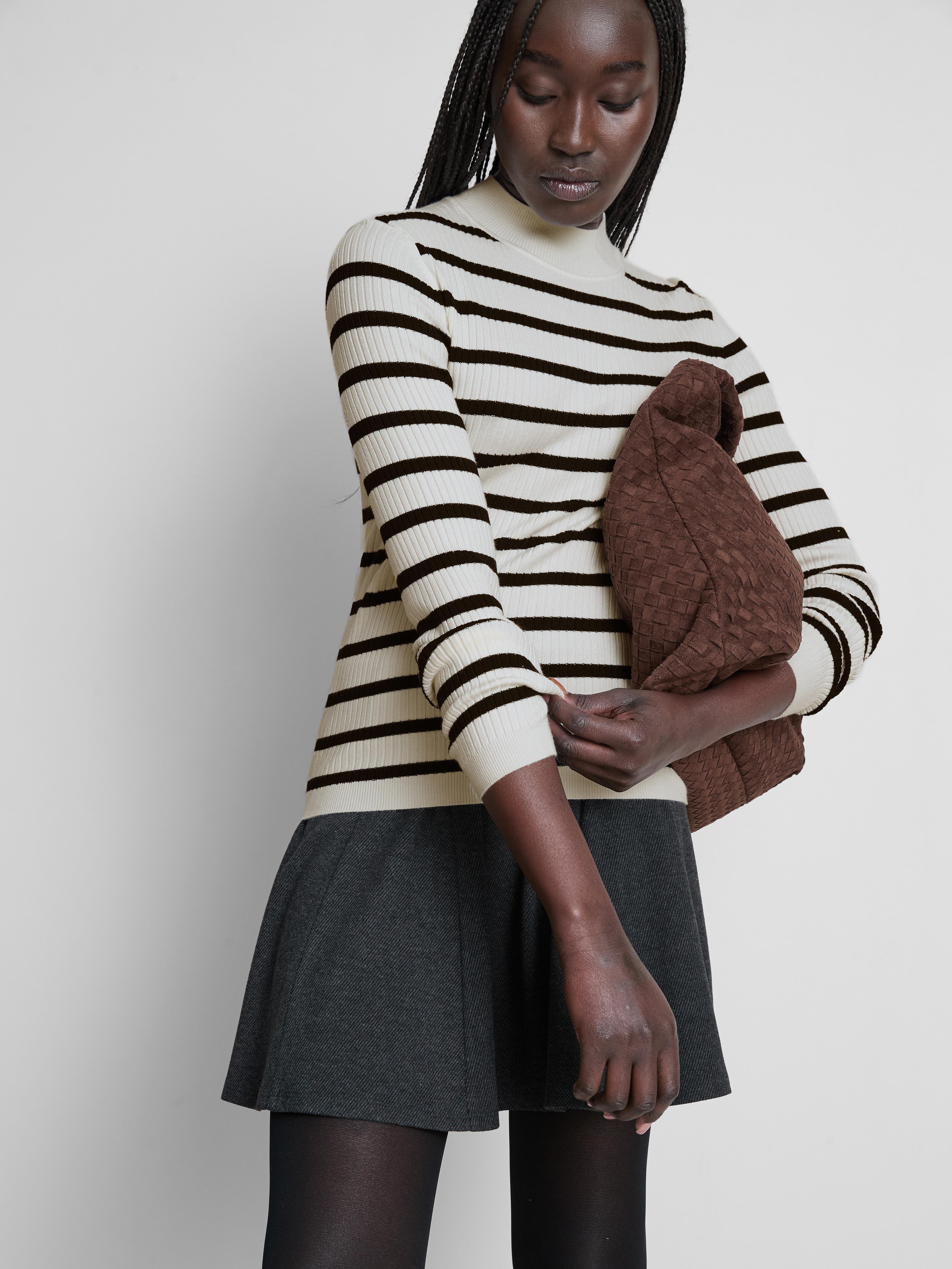 Ribbed Turtle Neck Jumper