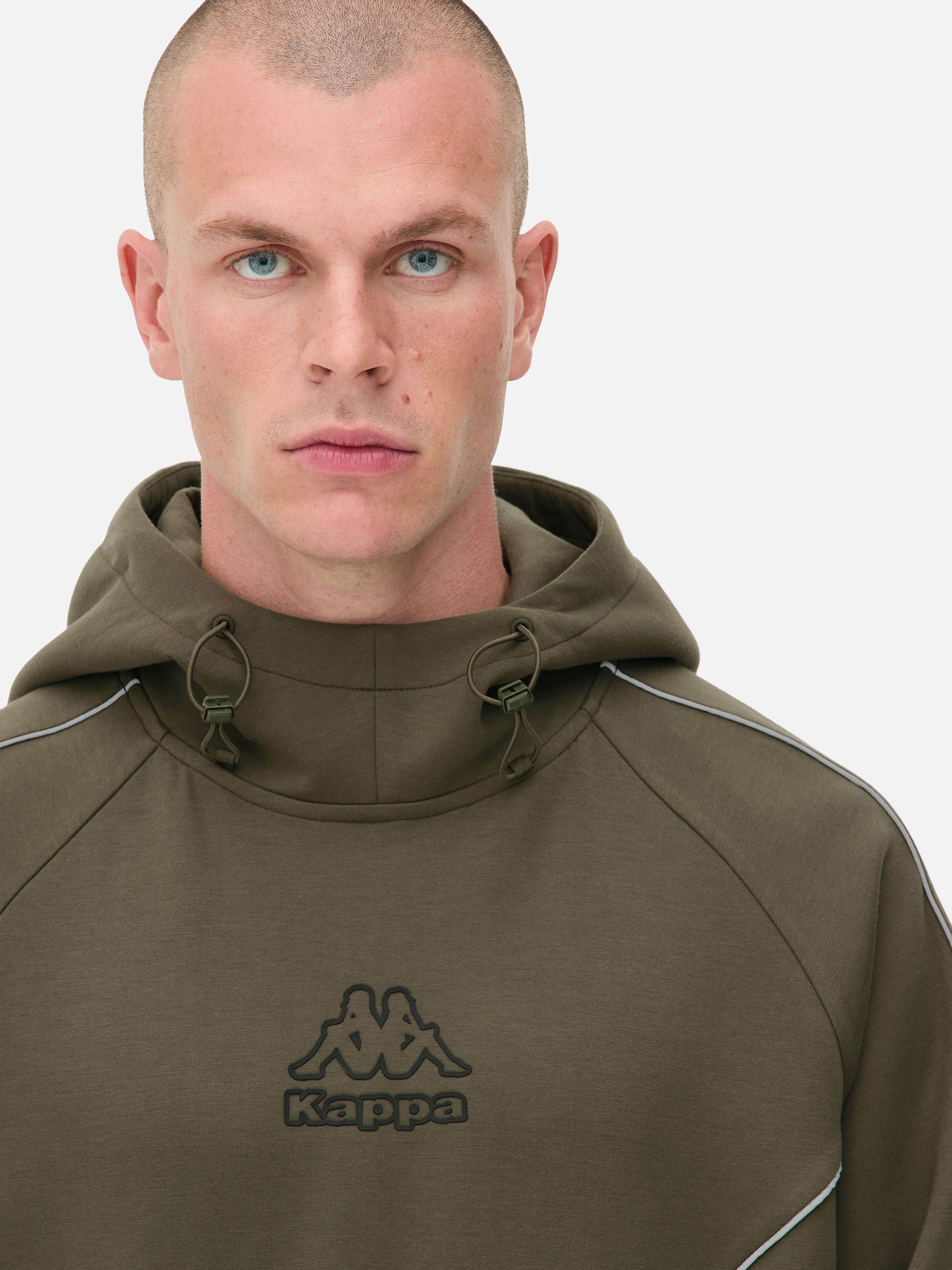 „Kappa“ Hoodie mit Paspelierung