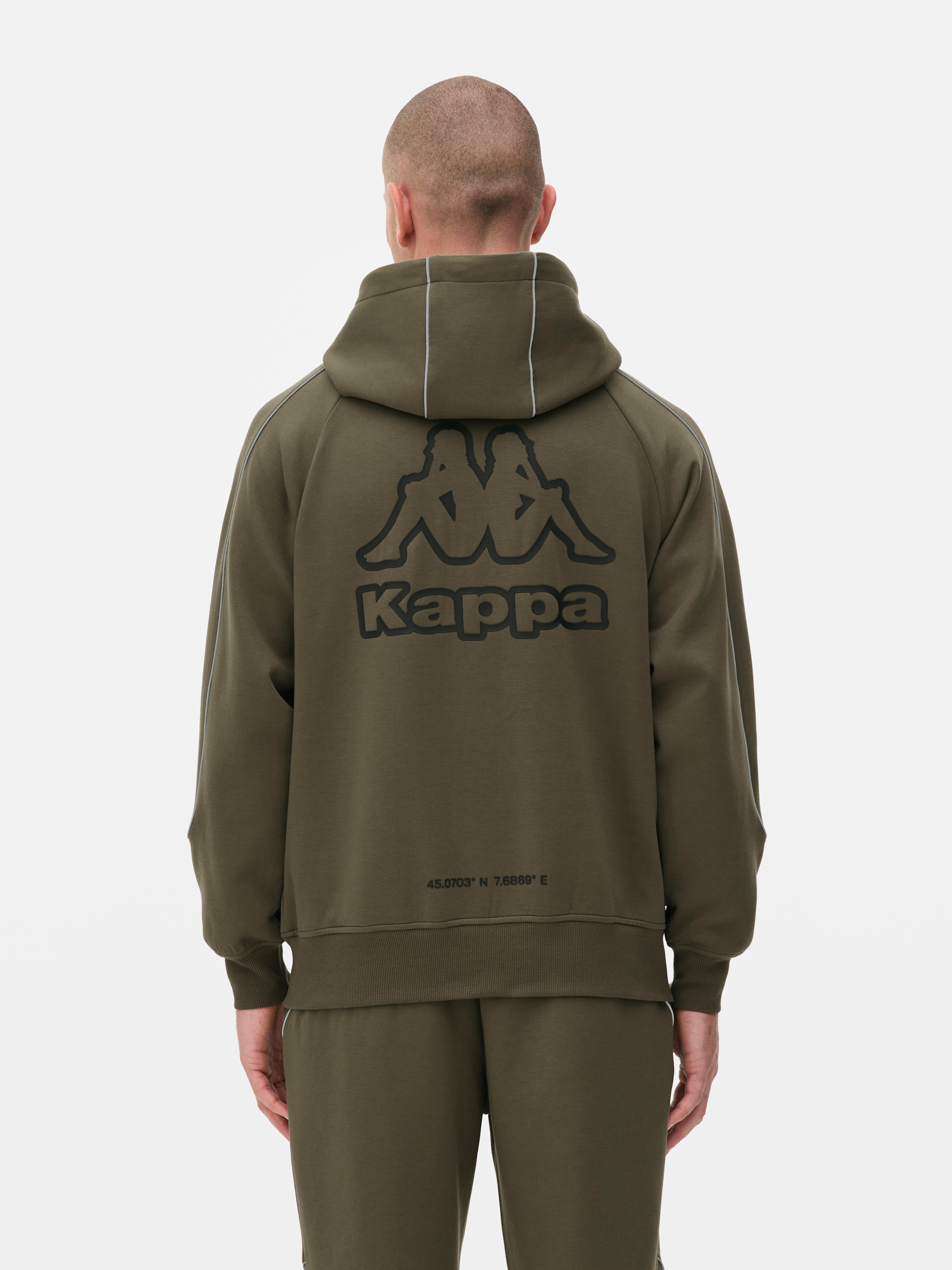 „Kappa“ Hoodie mit Paspelierung