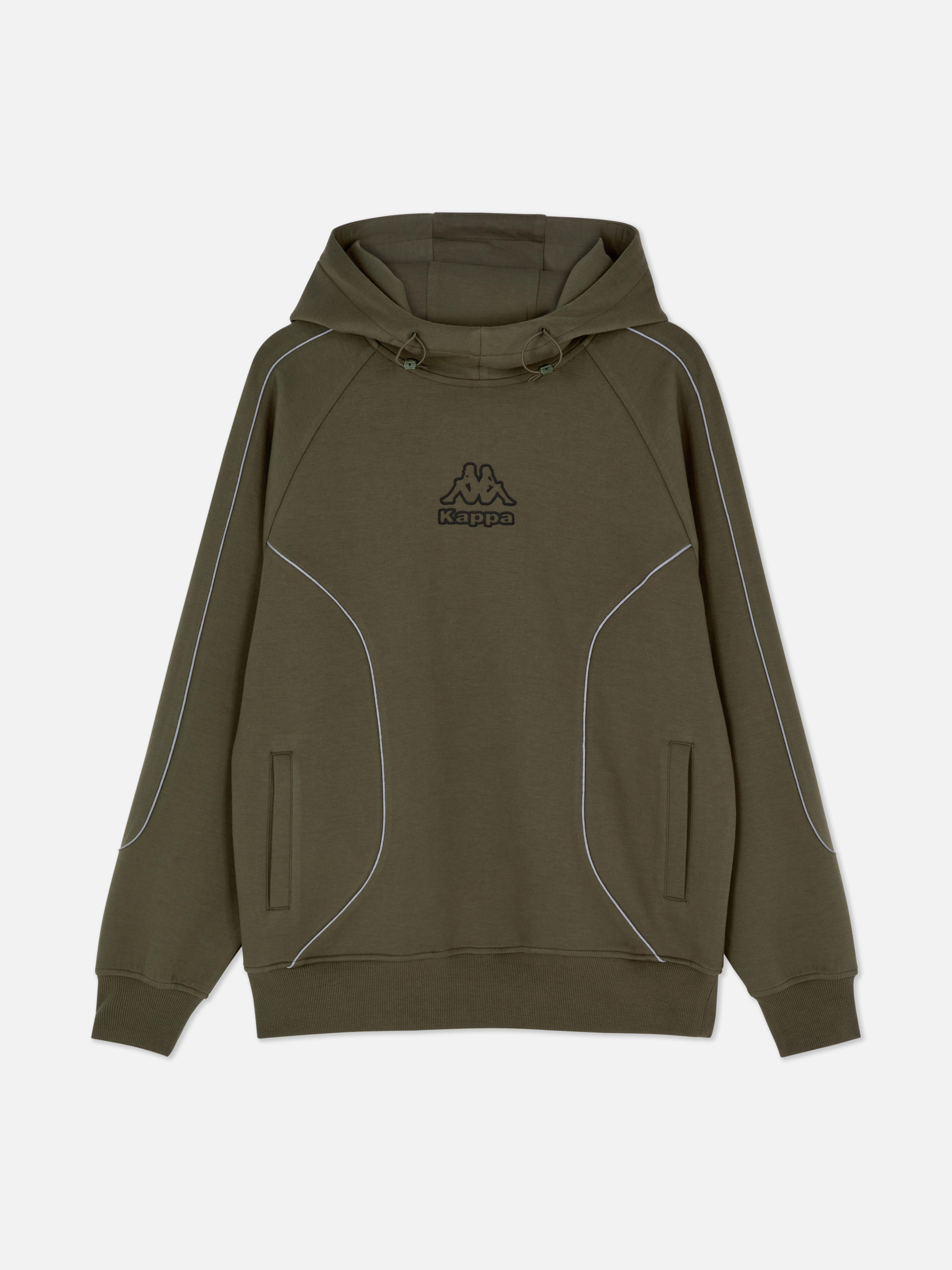 „Kappa“ Hoodie mit Paspelierung