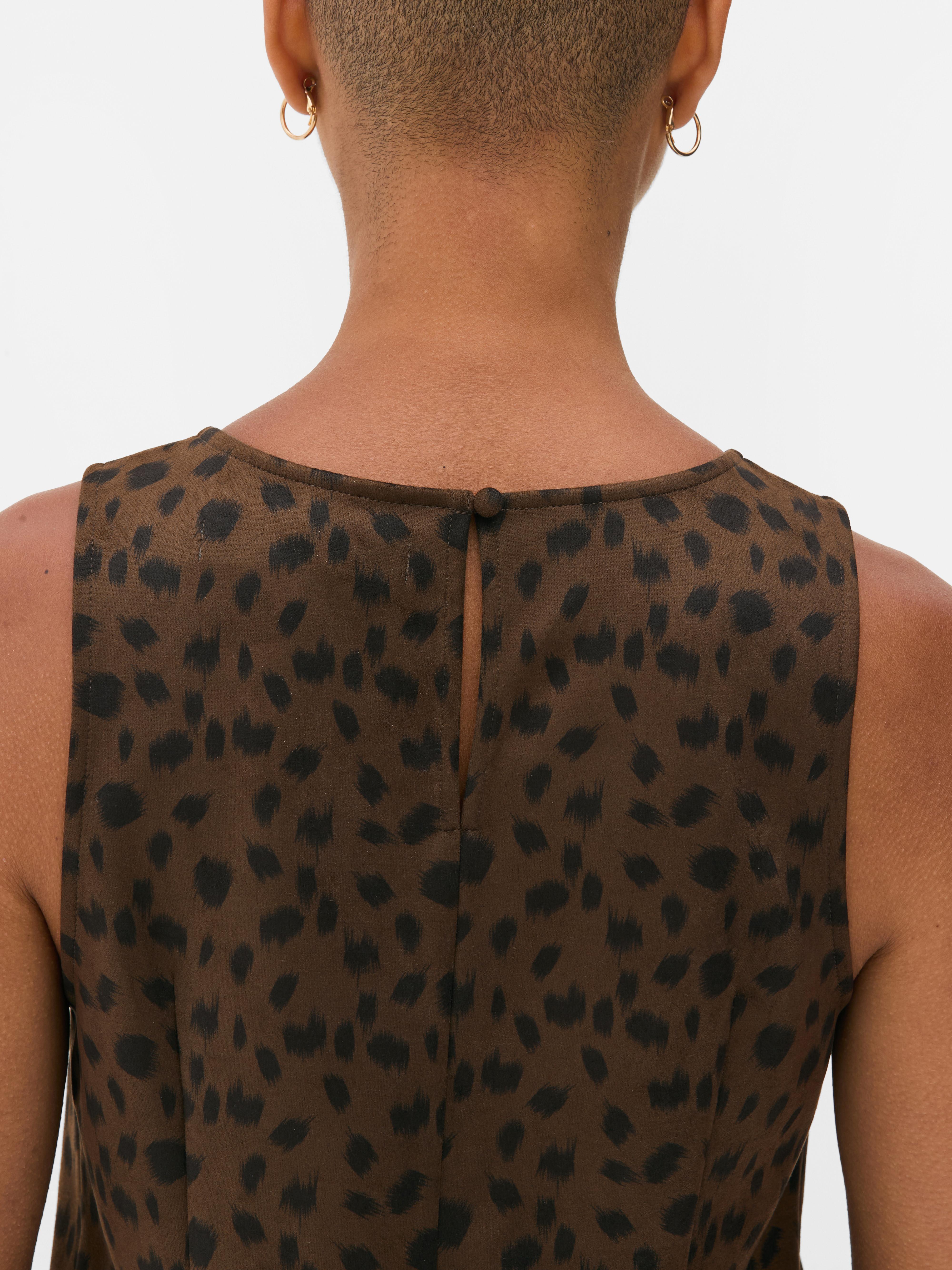 Mini Animal Shift Dress