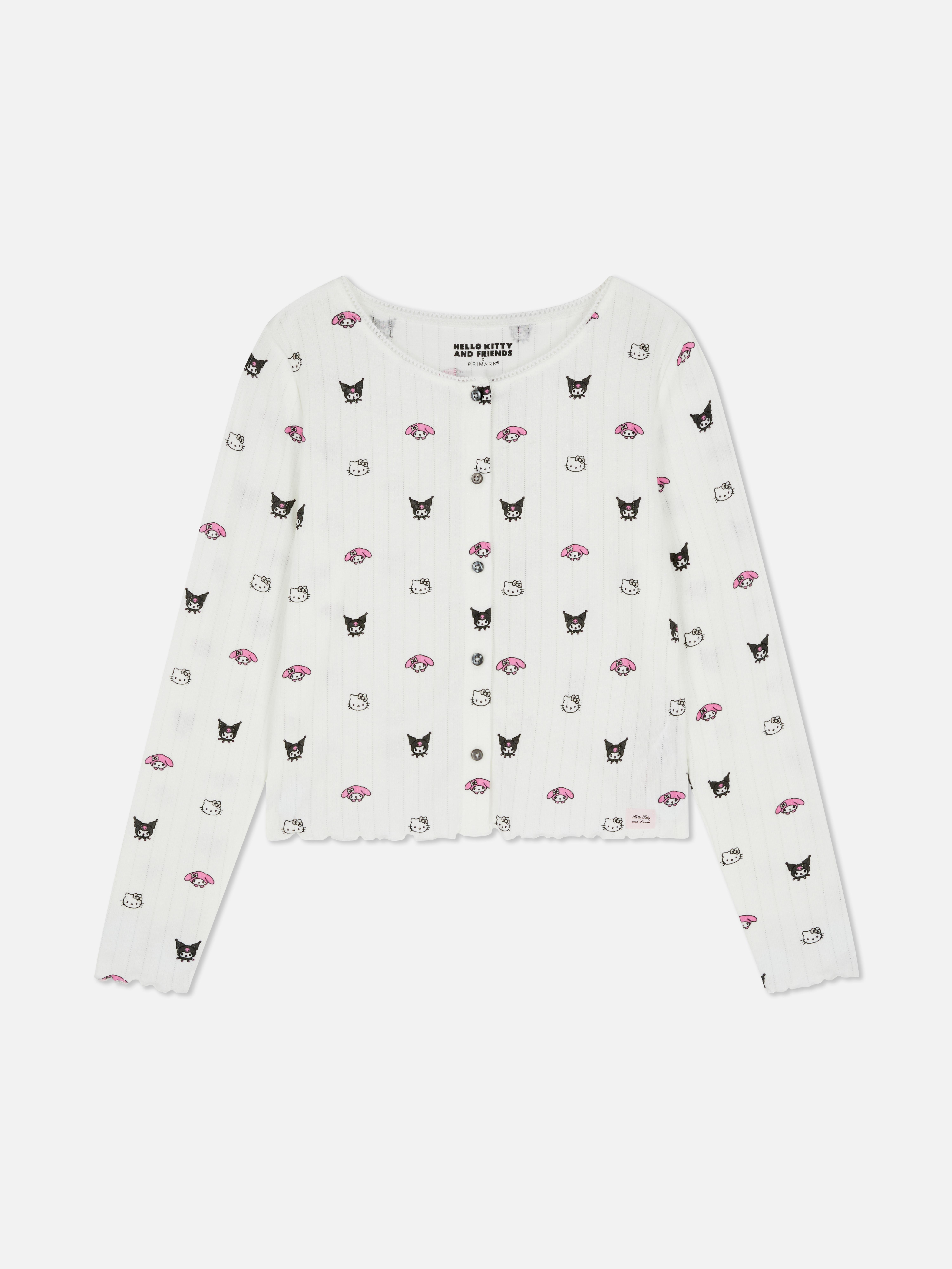 Majica pižame s potiskom Hello Kitty in prijatelji