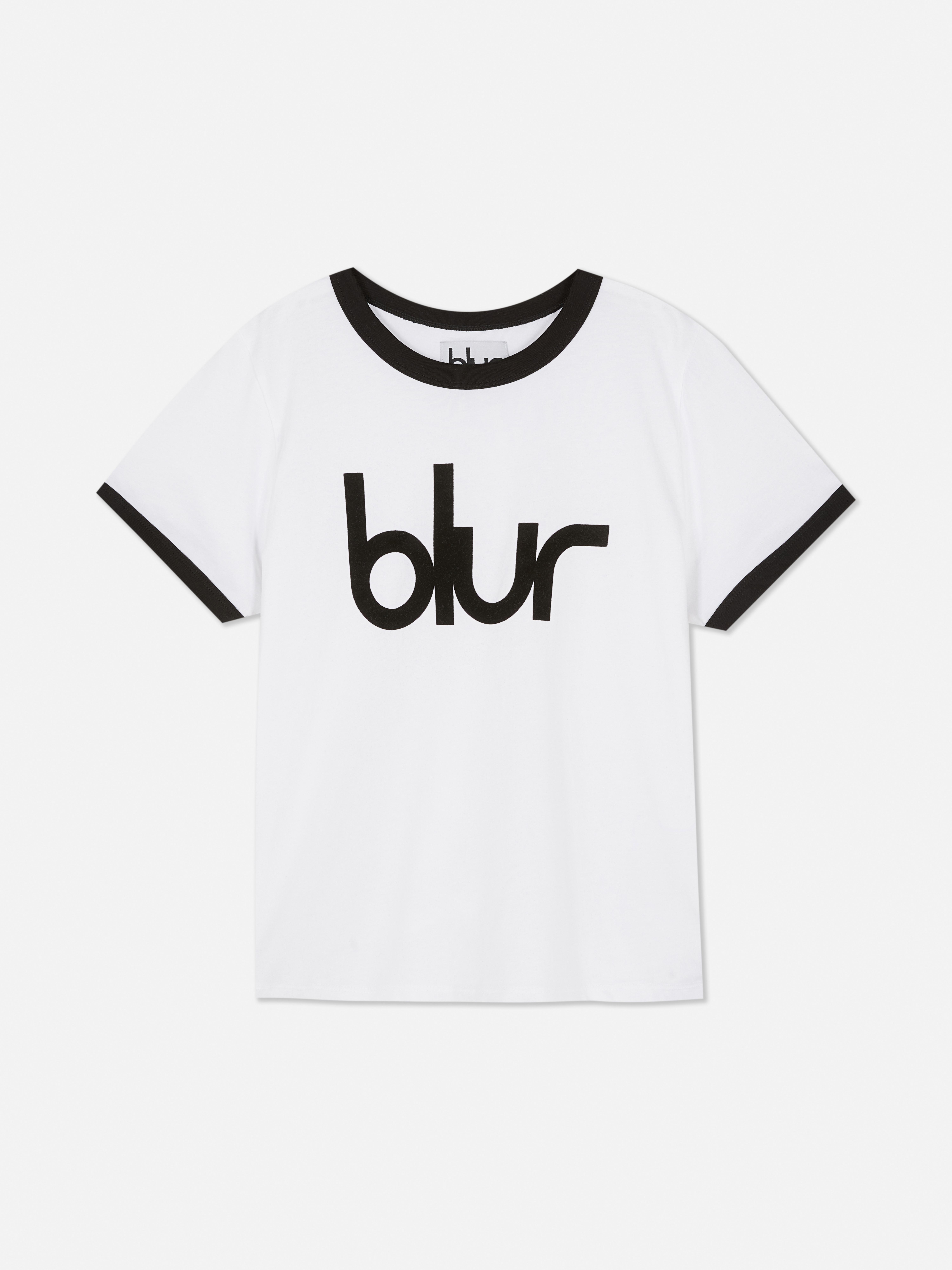 Camiseta corta y entallada retro de Blur