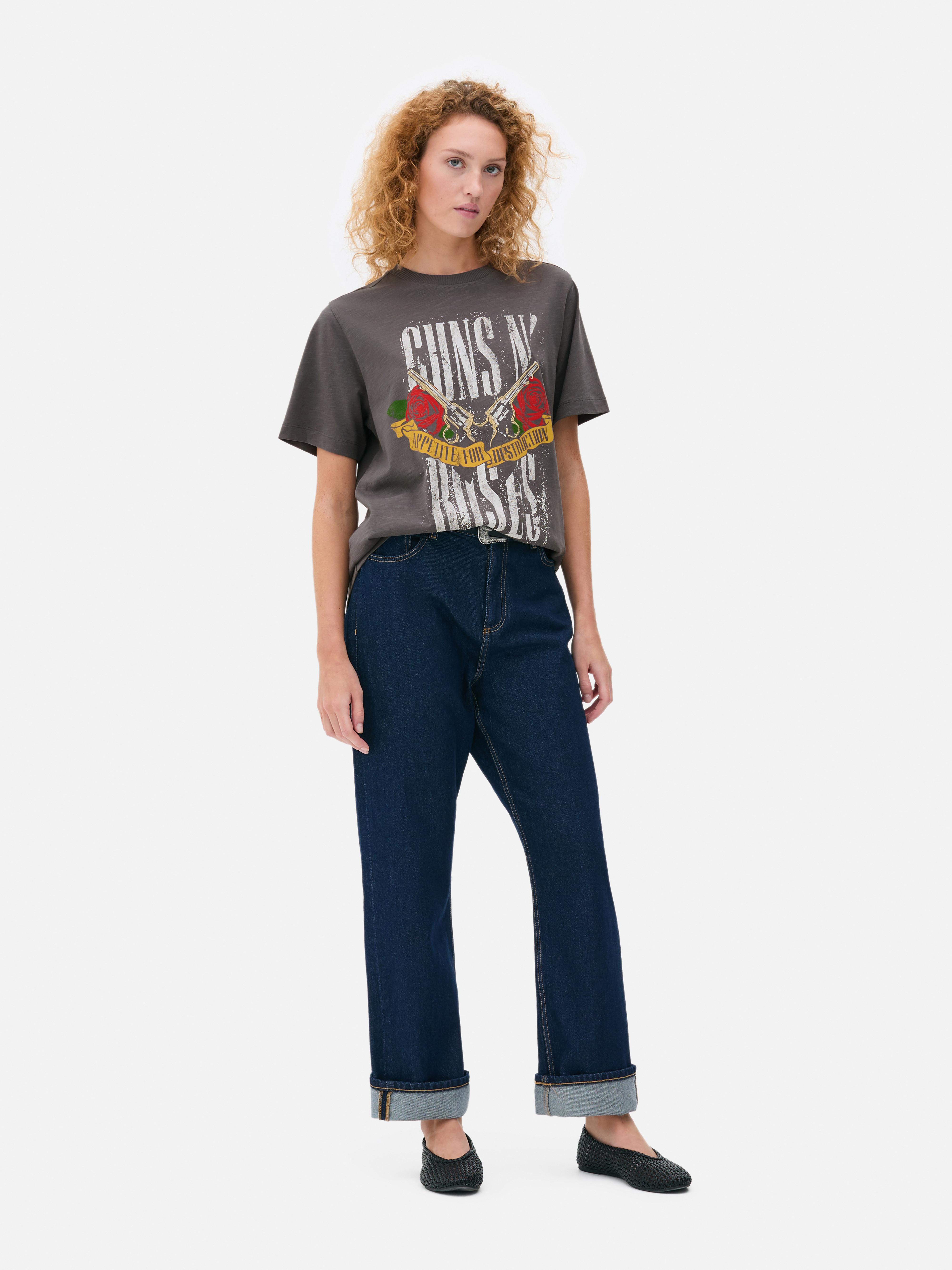 Guns N' Roses Dripping Dagger – T-Shirt Ufficiale Da Donna, Taglie Dalla S Alla XXL