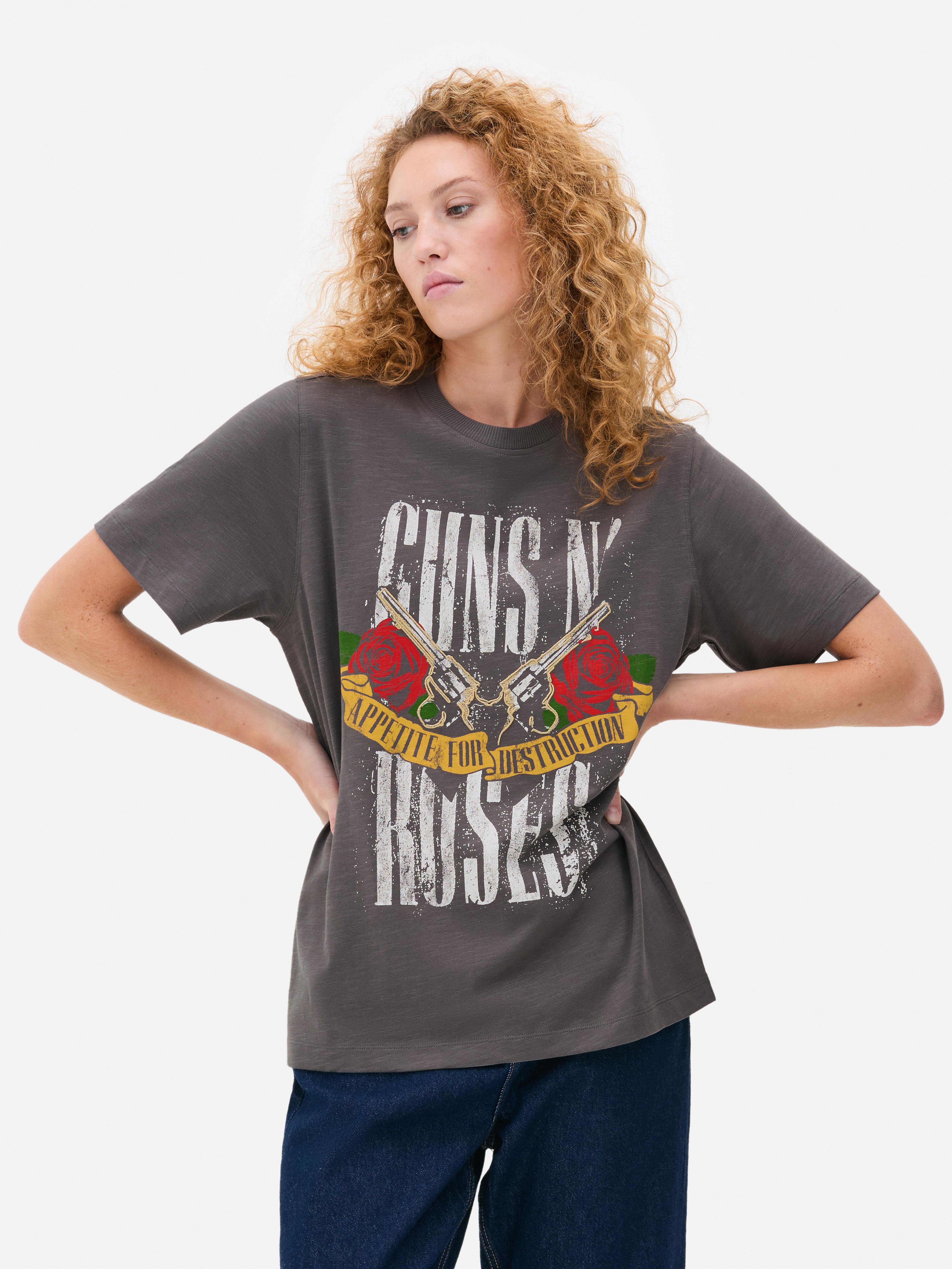 Guns N' Roses Graphic Flower Tee