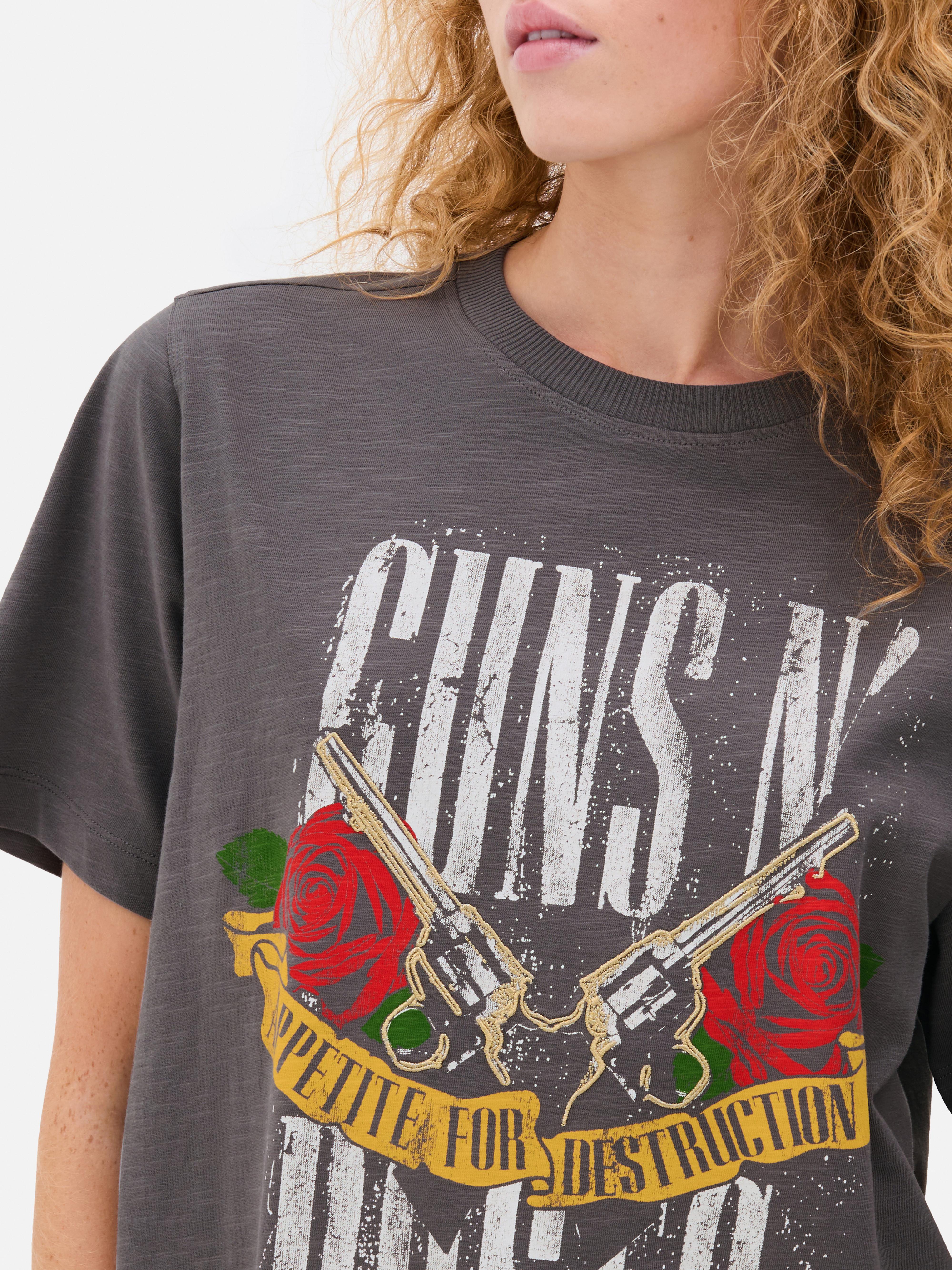 Guns N' Roses Graphic Flower Tee
