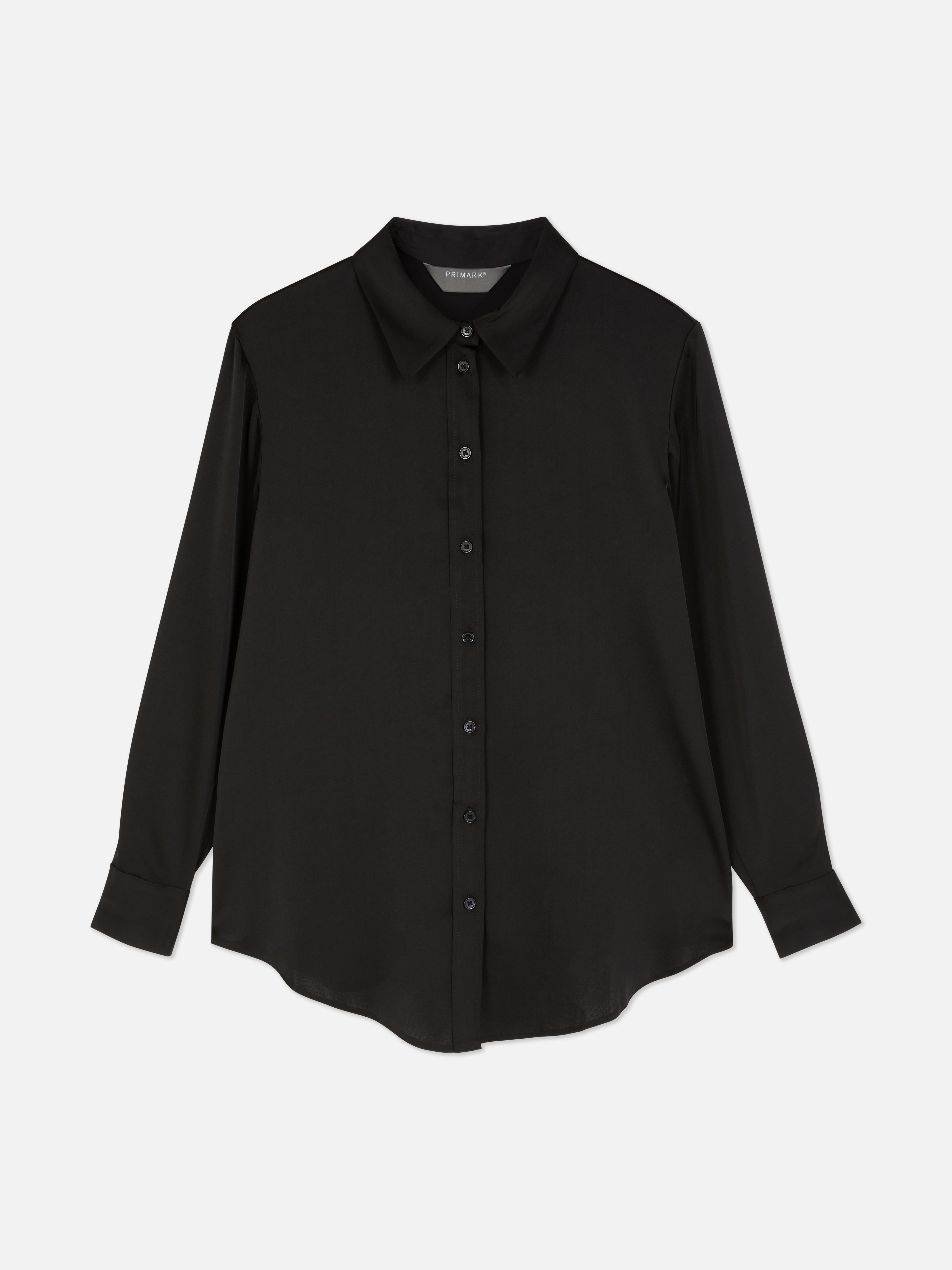 Chemise classique en satin
