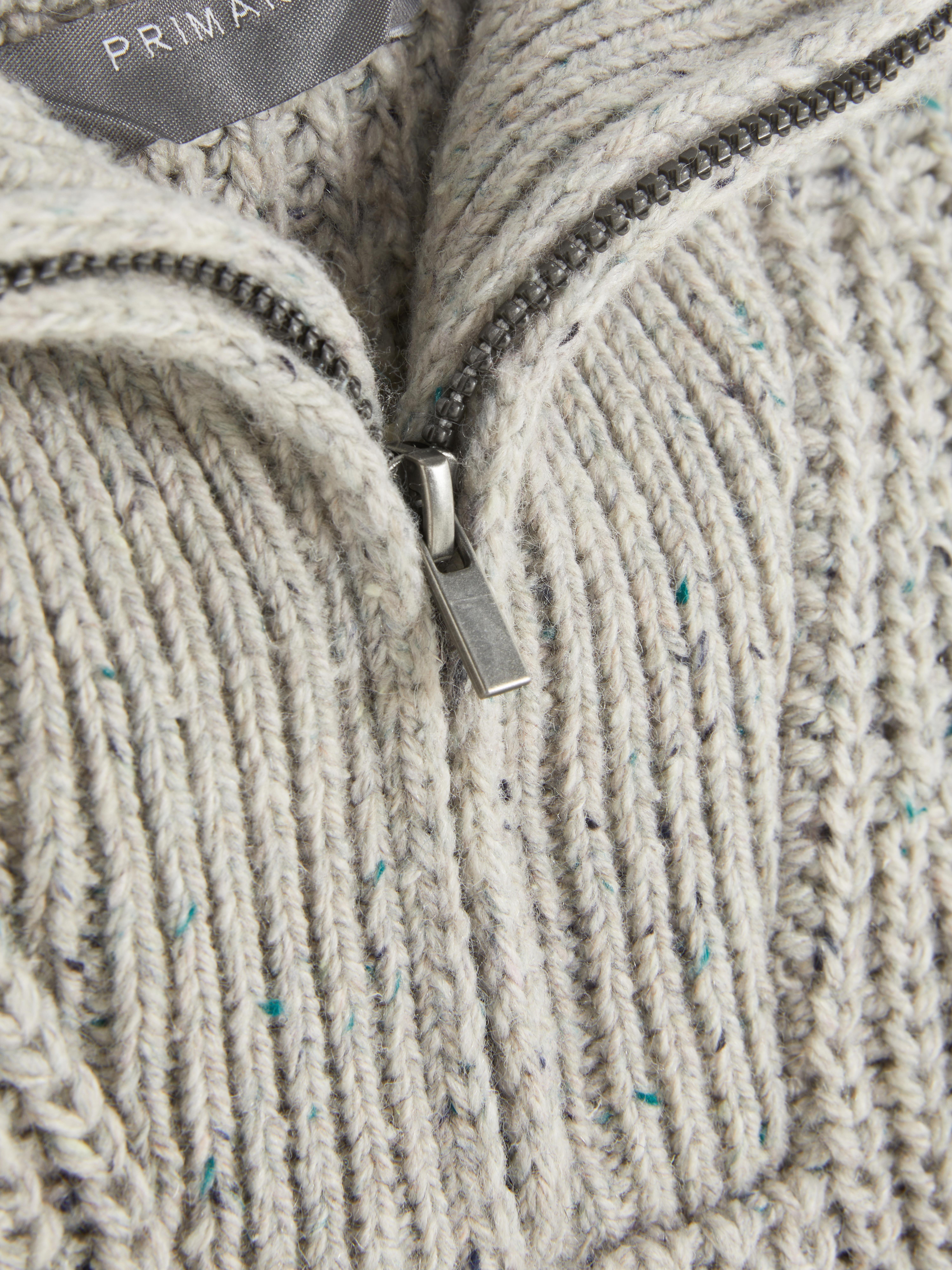 1.5-8yrs | Quarter-Zip Funnel Neck Jumper
