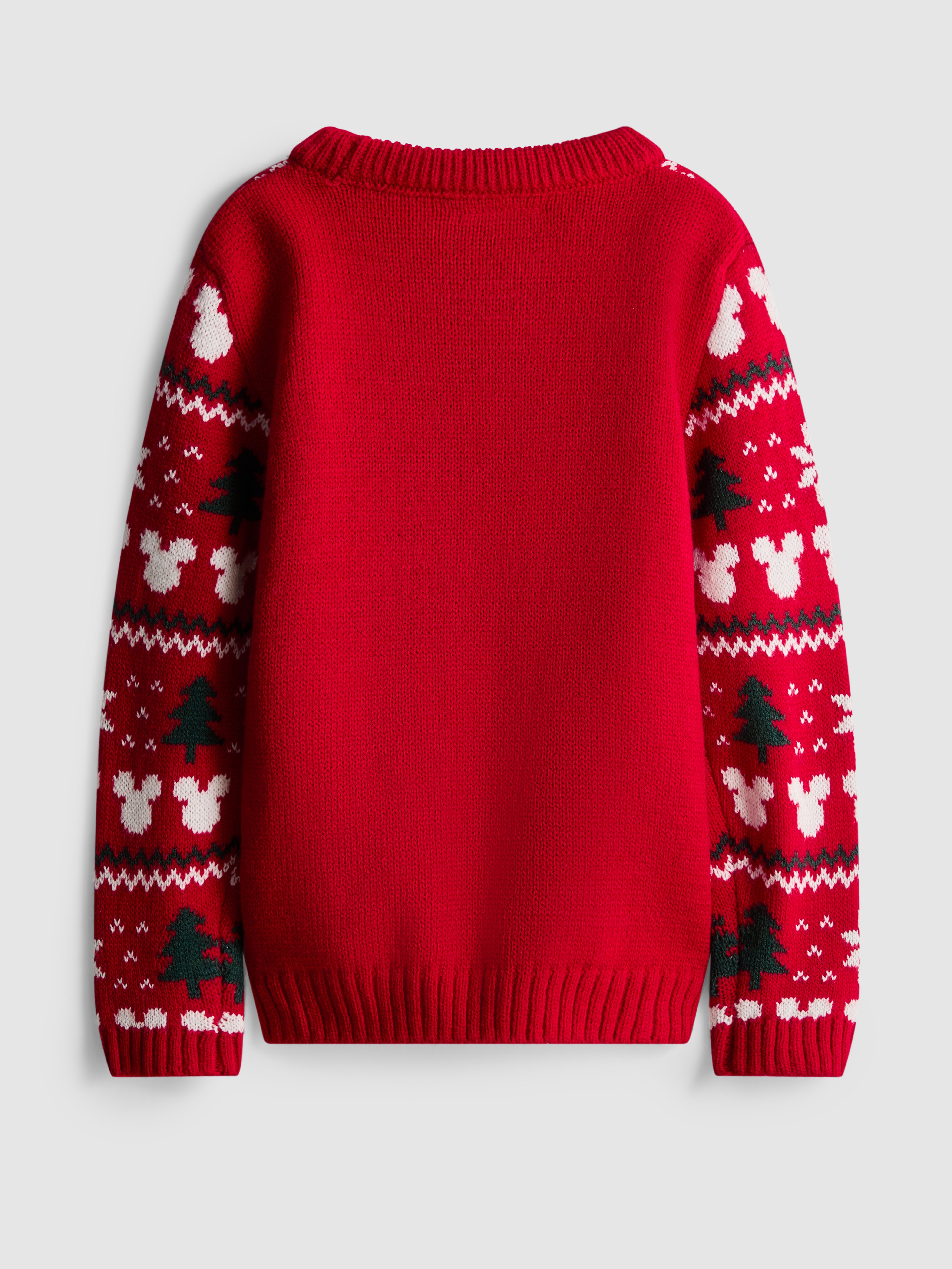 1.5-7yrs | Kid's Disney's Mickey Mouse Fair Isle Family Christmas Jumper