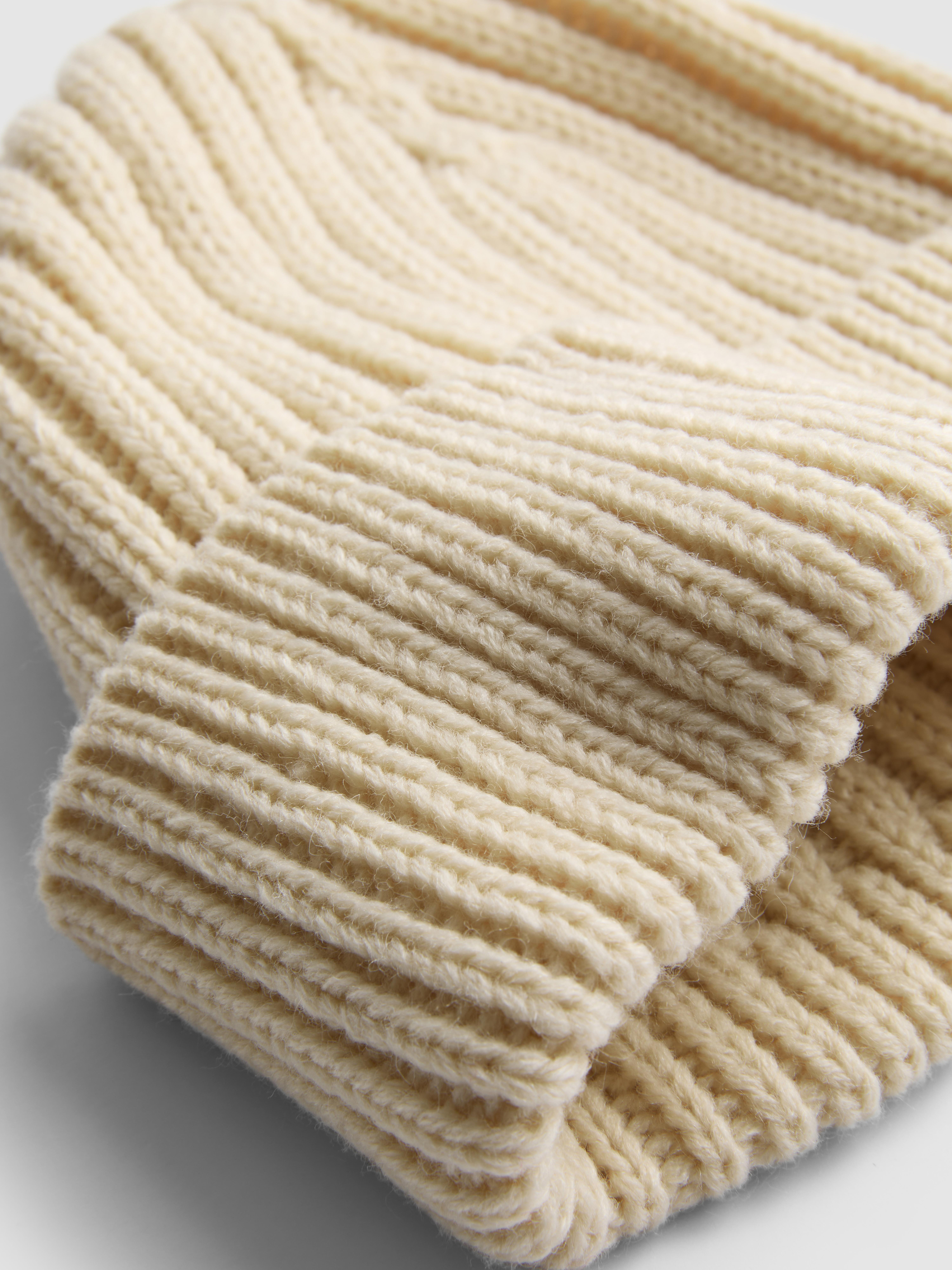 Gerippte Beanie
