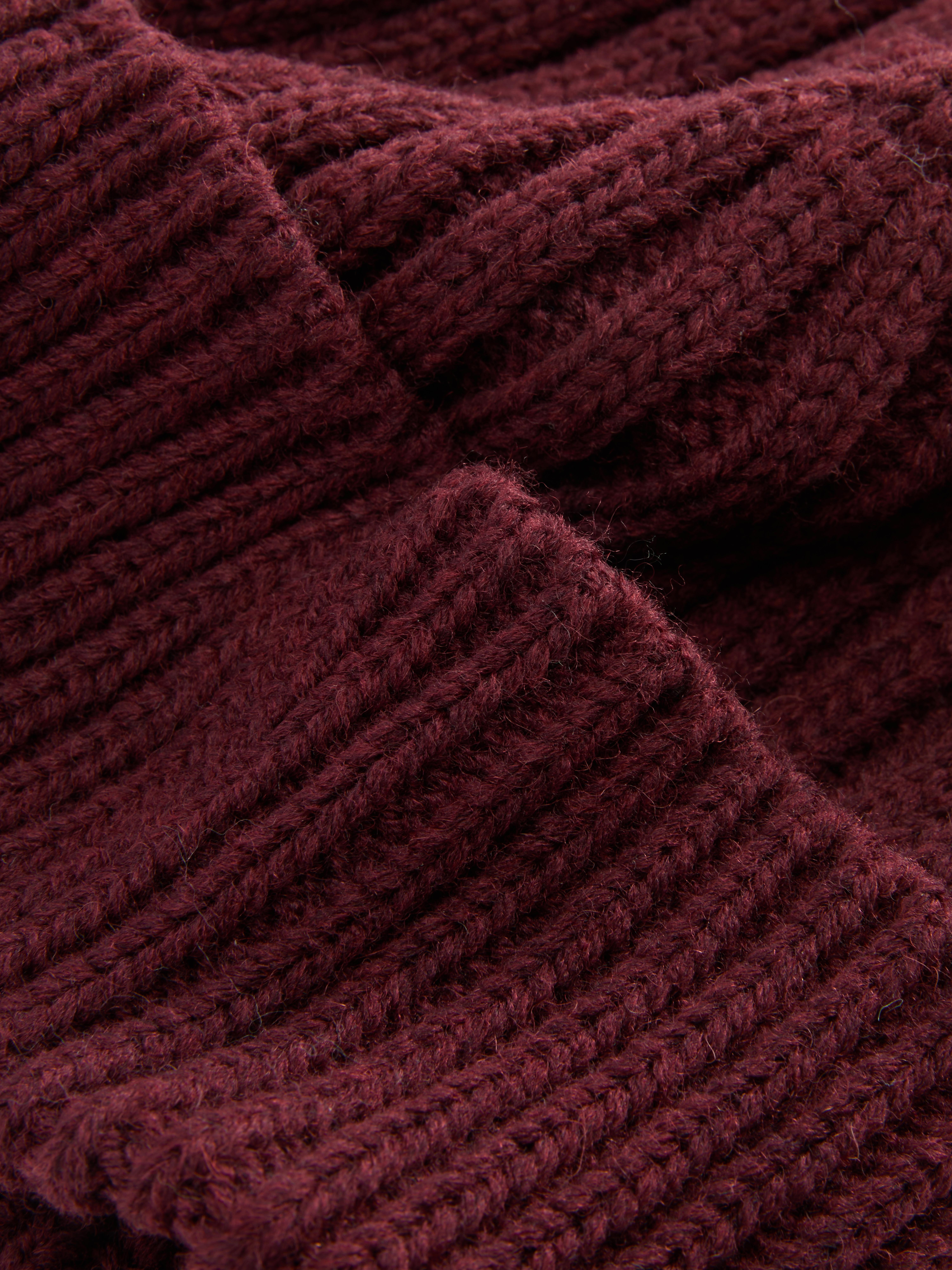 Gerippte Beanie