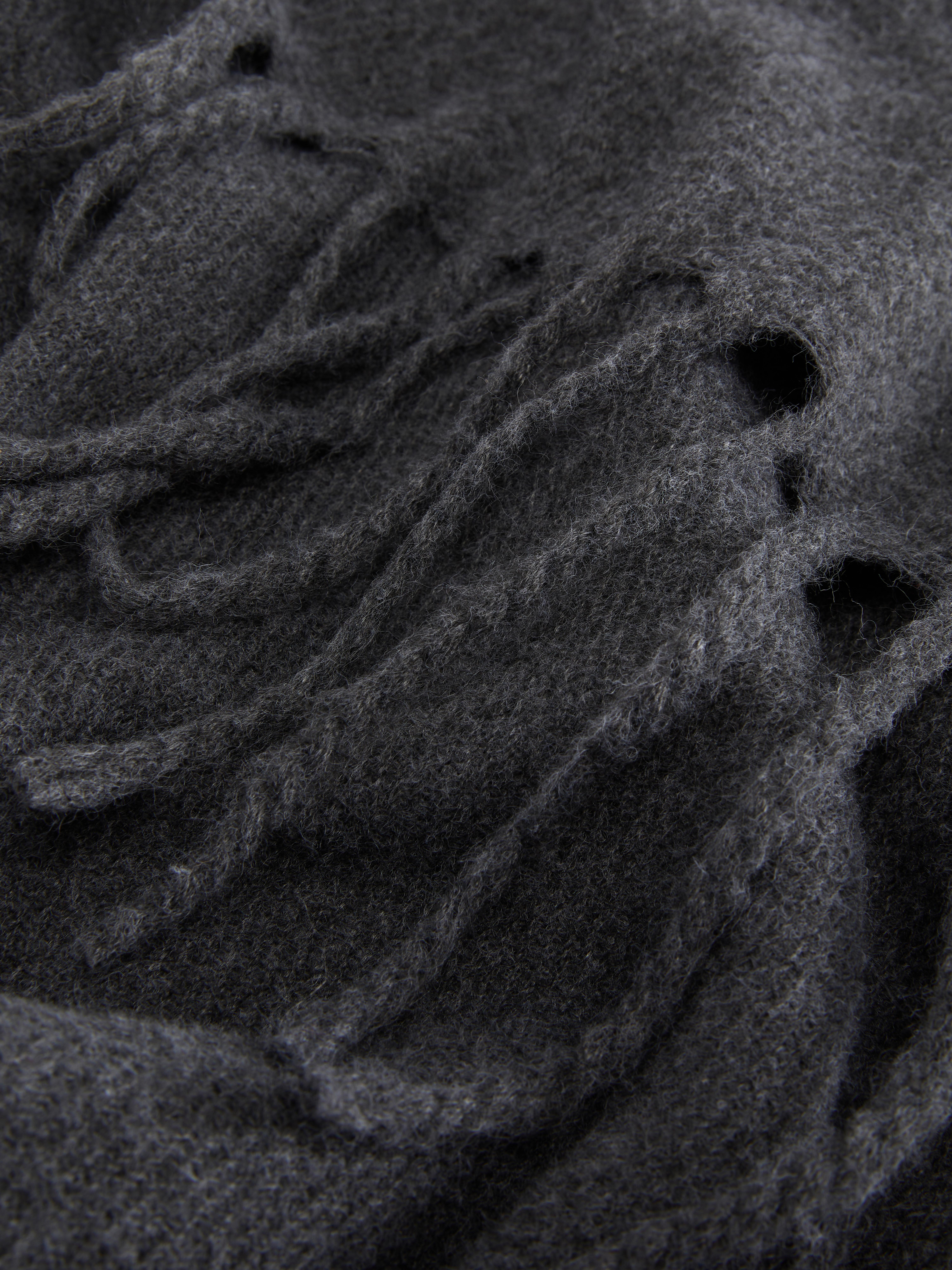 Woven Scarf with Tassels