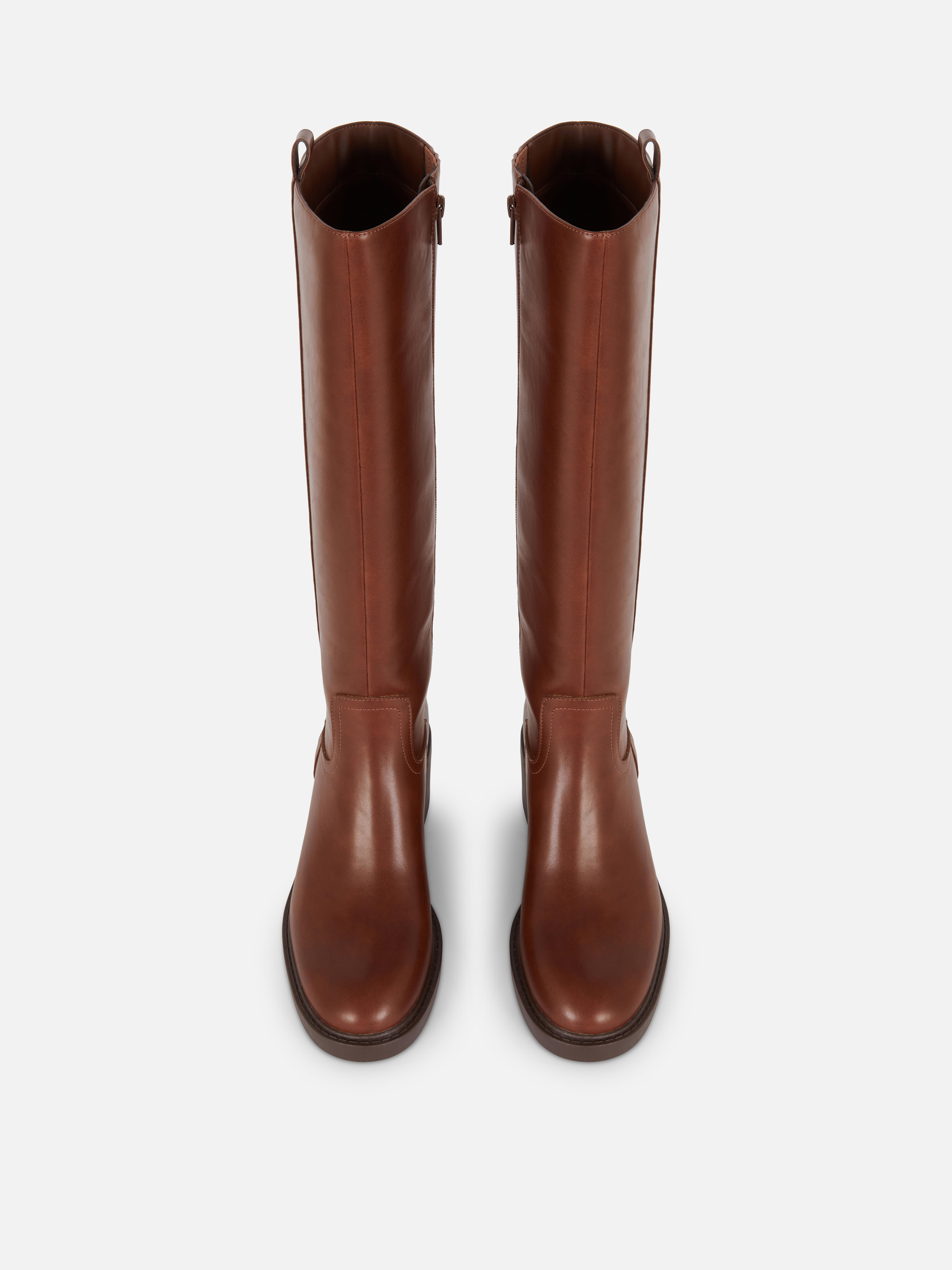 Bottes hautes en simili cuir Rita Ora
