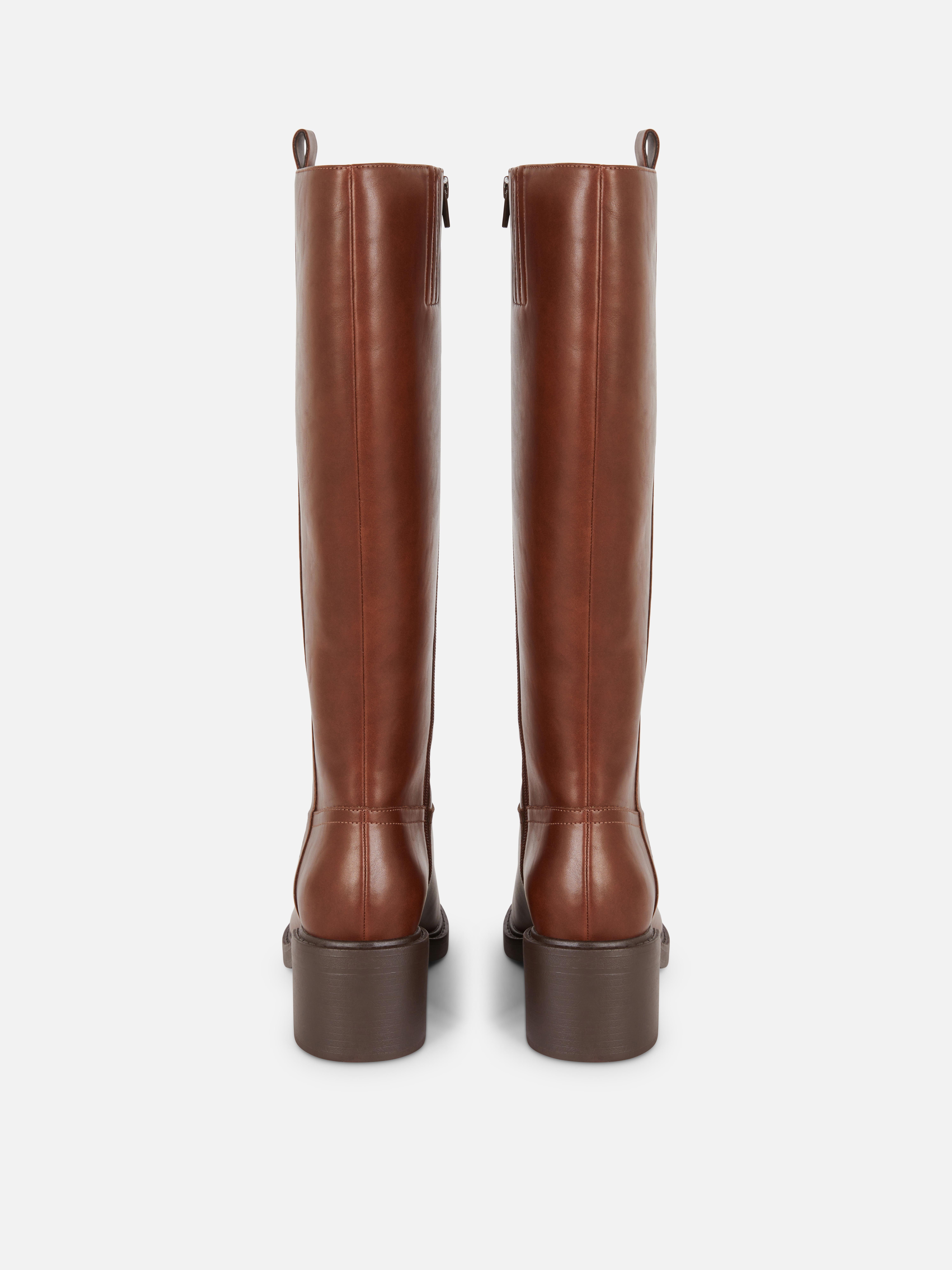 Bottes hautes en simili cuir Rita Ora