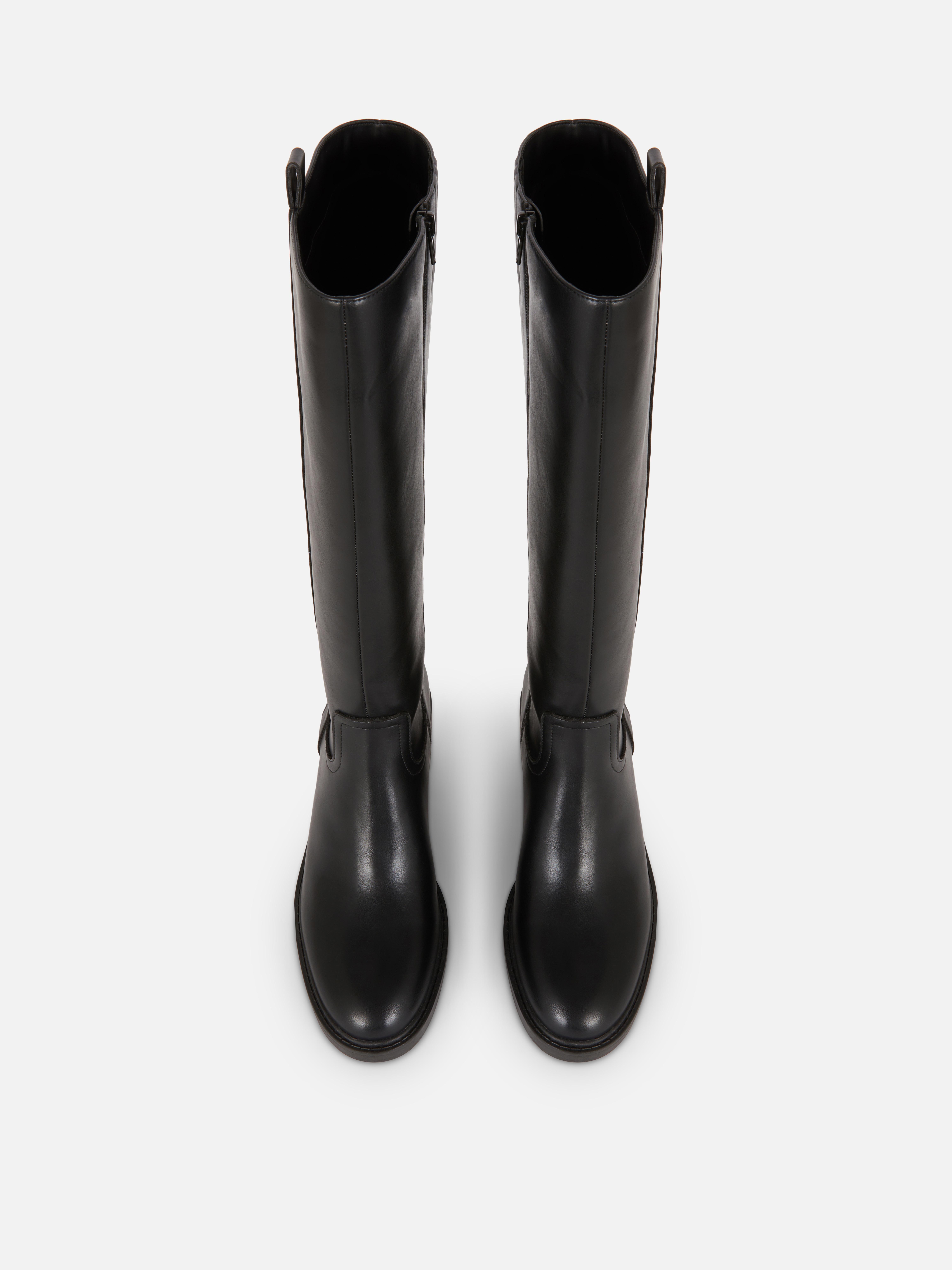 Rita Ora Faux Leather Knee High Boots