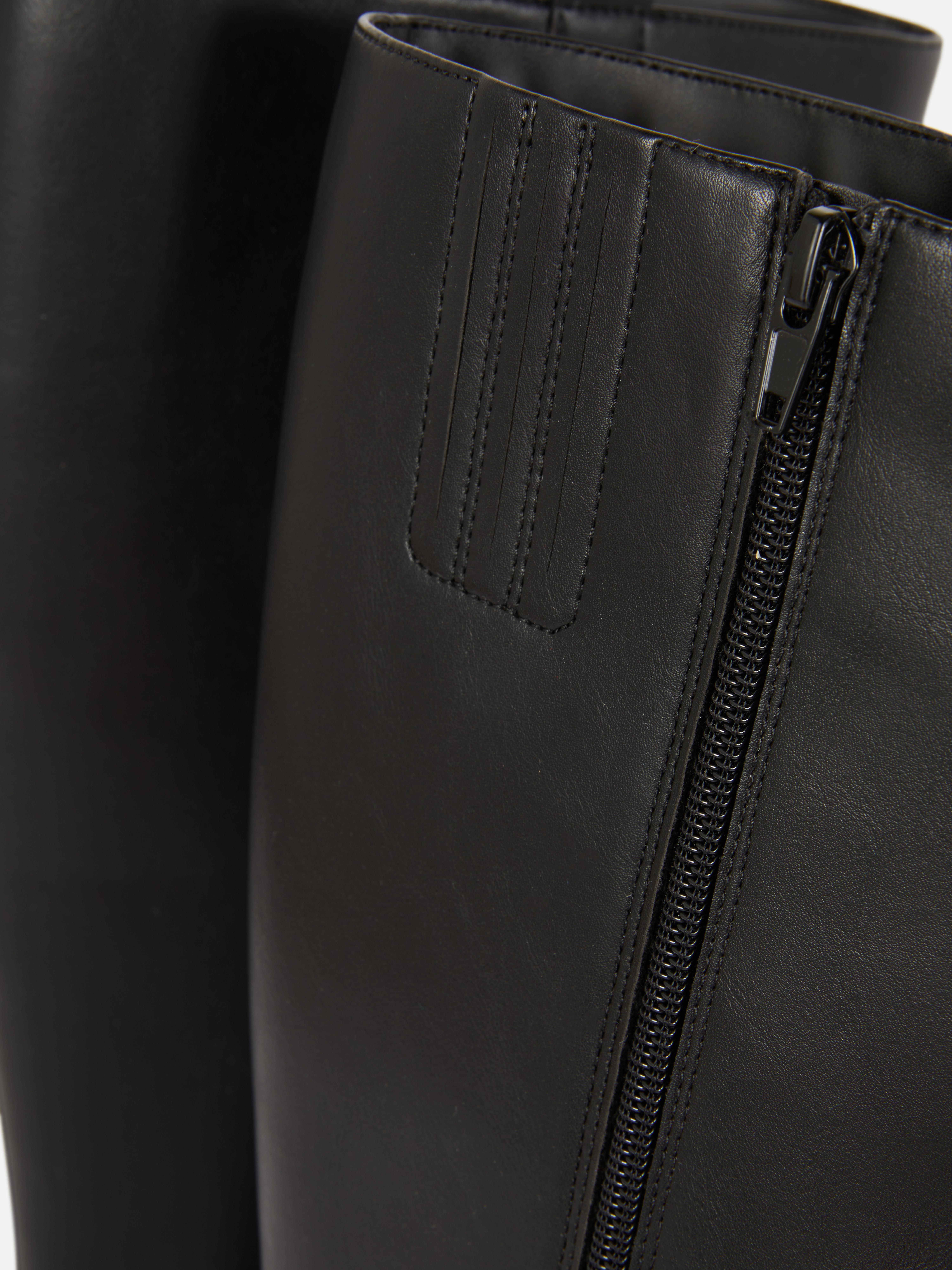 Rita Ora Faux Leather Knee High Boots