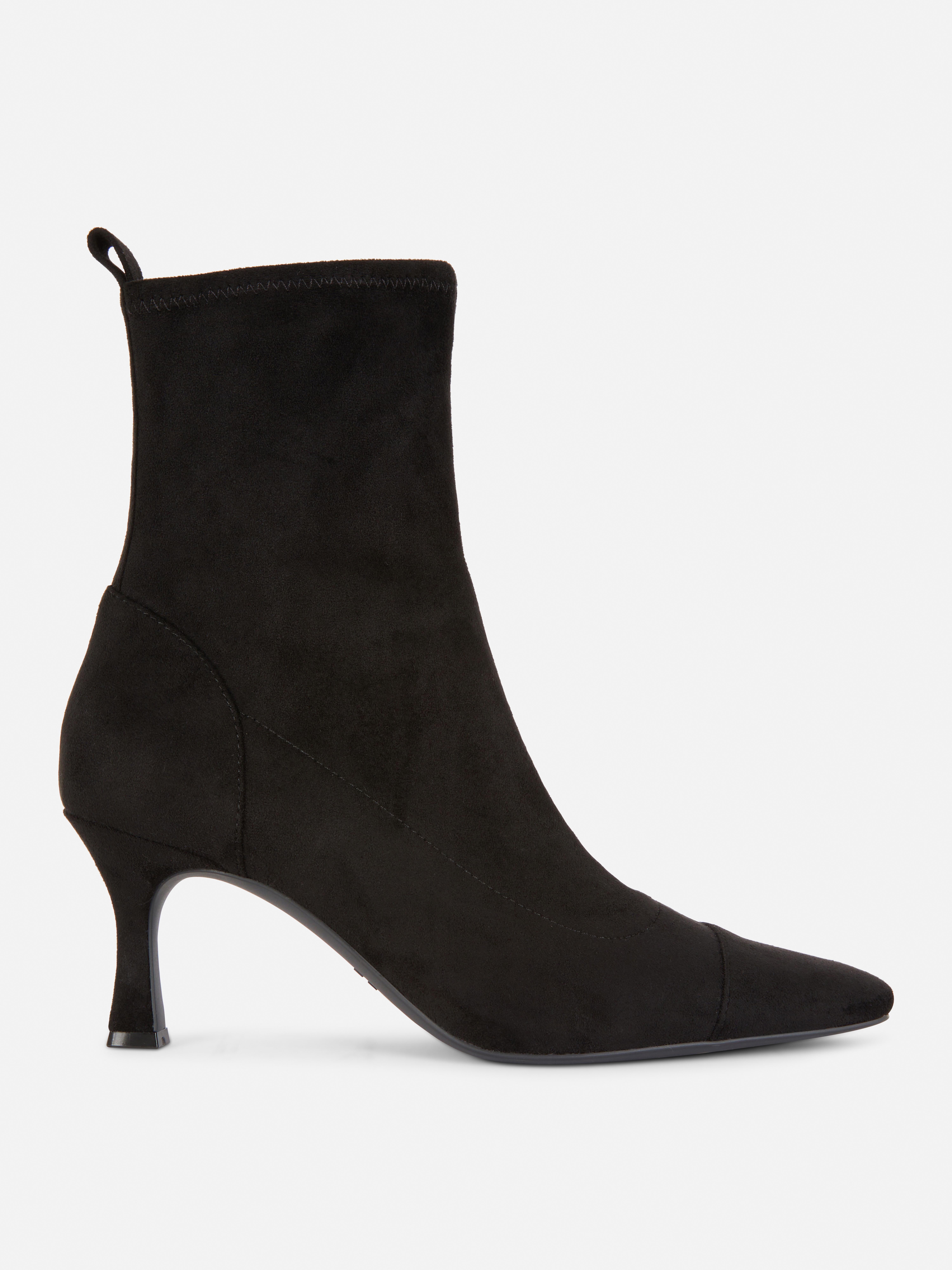 Bottines à talons aiguilles mi-hauts