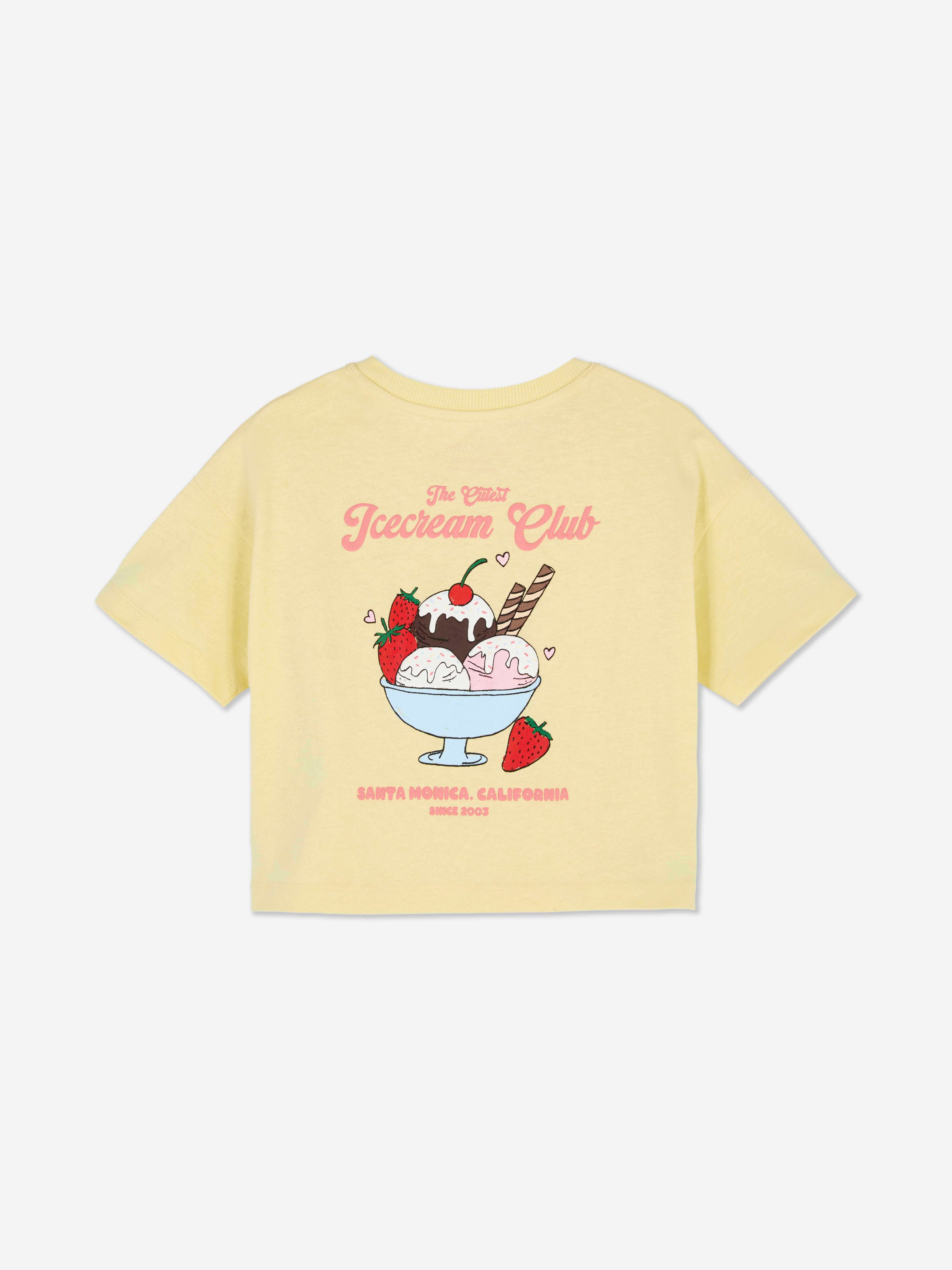 1,5–8 ans | T-shirt droit à motif crème glacée