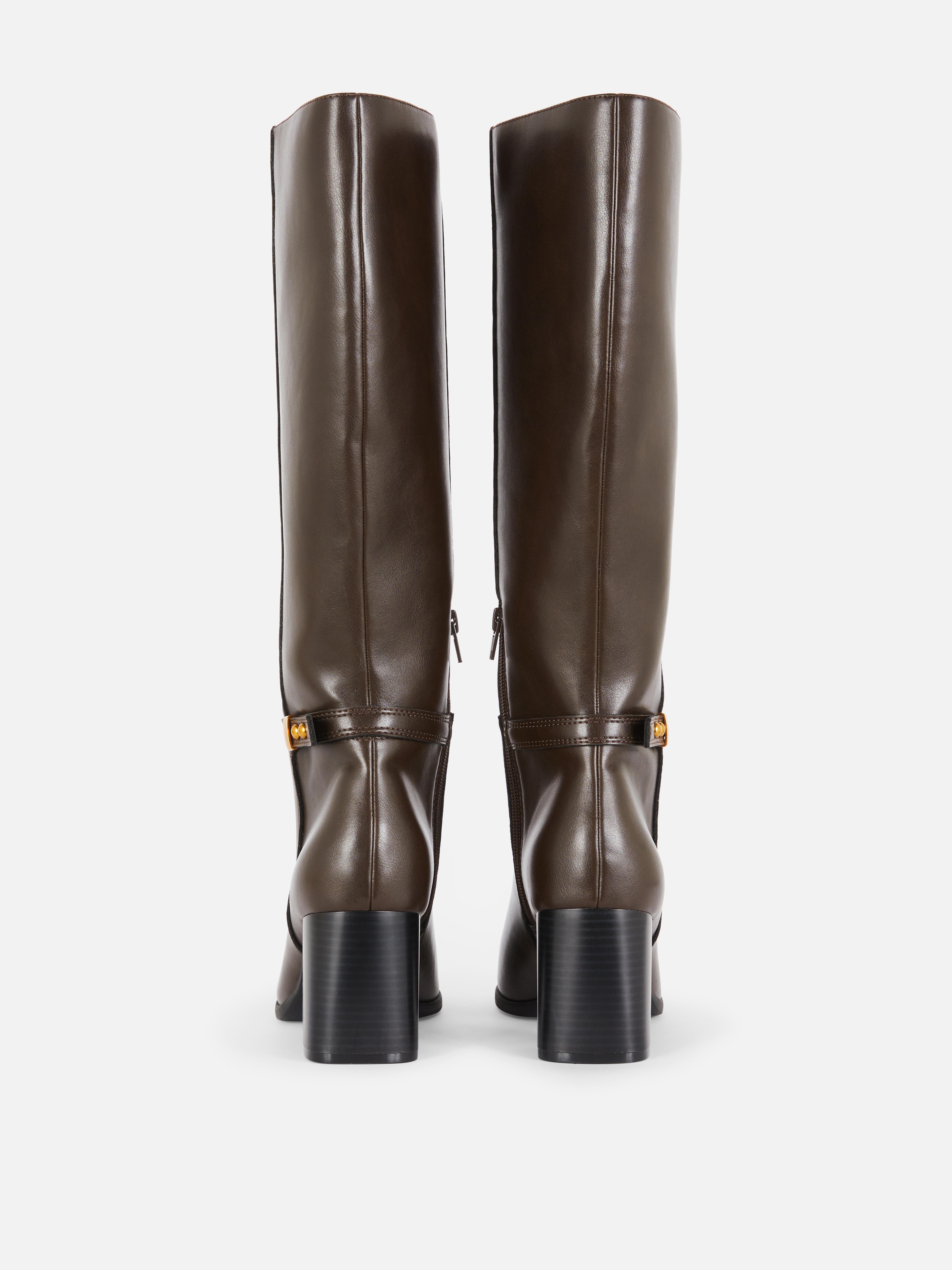 Bottes hautes à boucle