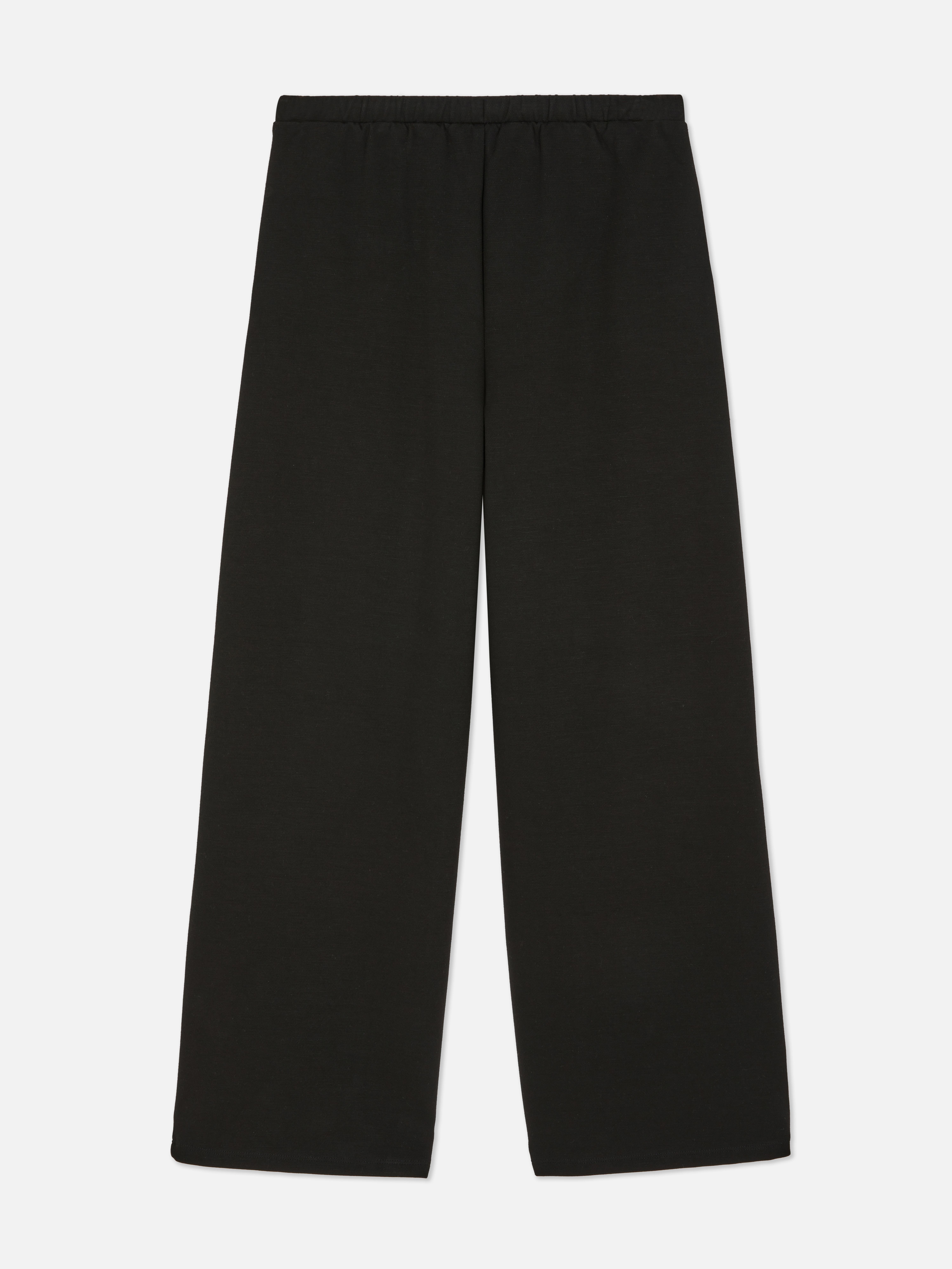 Girls Black 7-15yrs | Wide Leg Sweatpants
