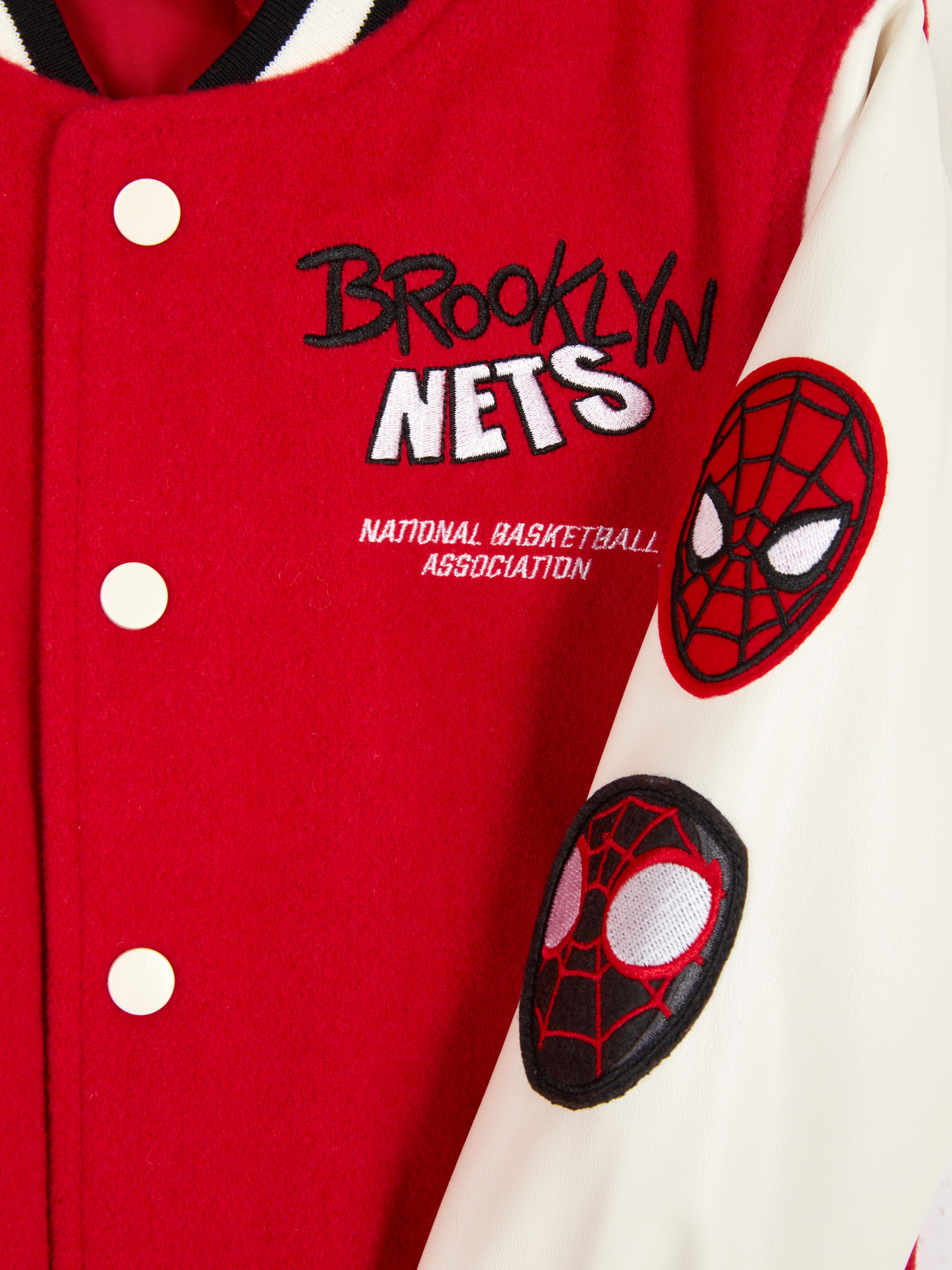 1.5-8yrs | Brooklyn Nets X Spider-Man Bomber Jacket