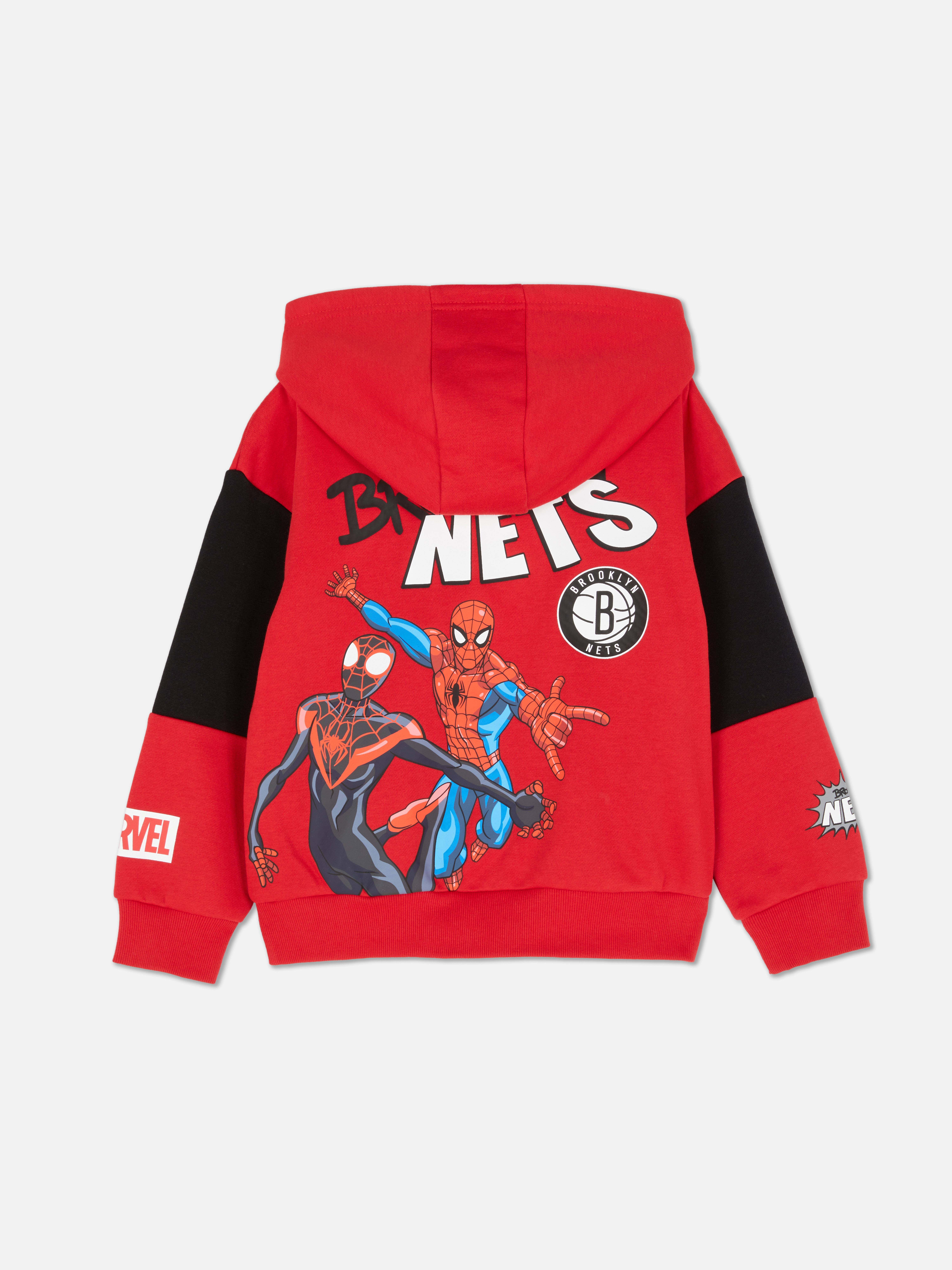 18 mois–8 ans | Sweat à capuche Brooklyn Nets X Spider-Man