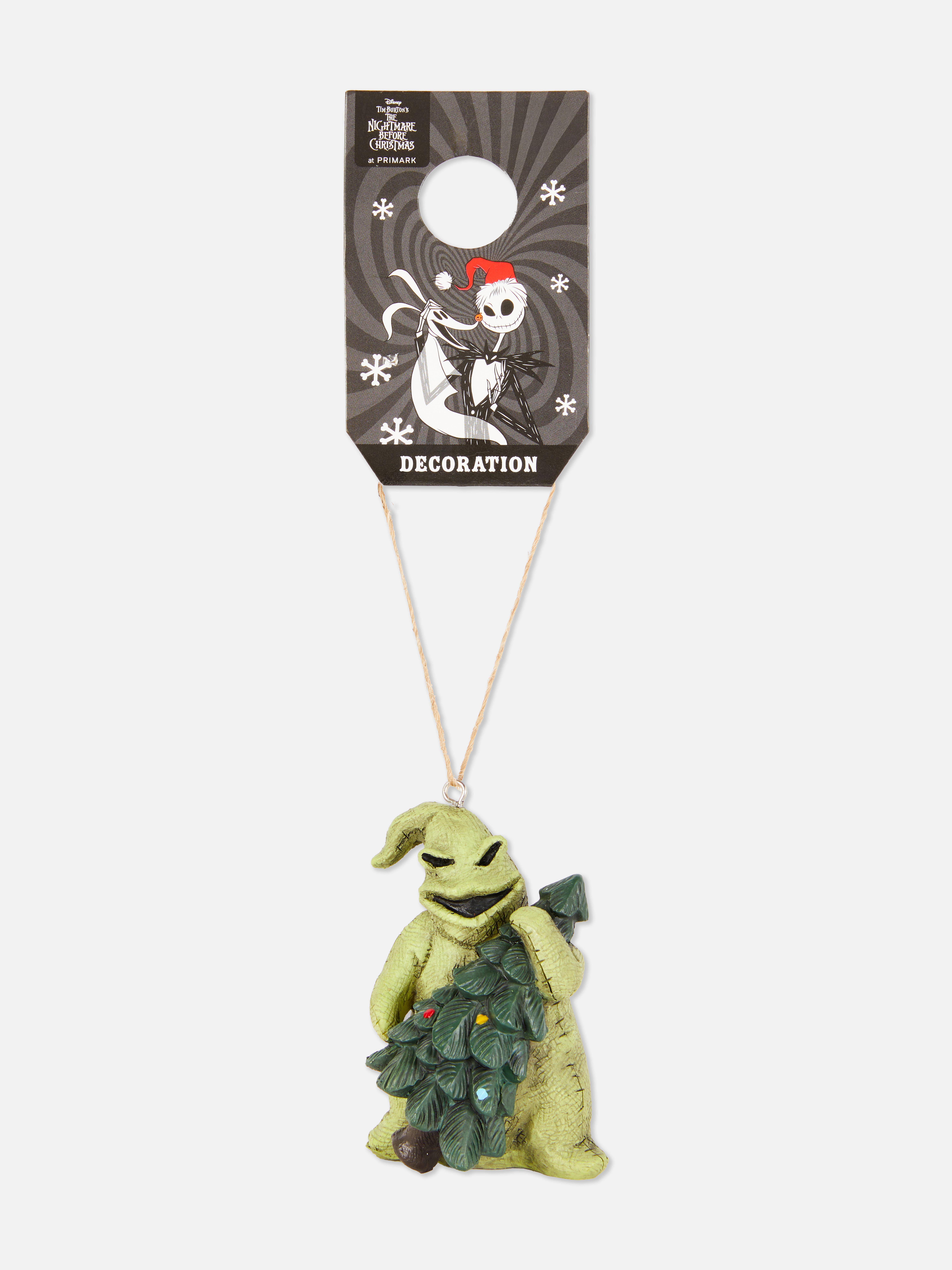 Karácsonyi lidércnyomás-dekoráció Oogie Boogie figurájával