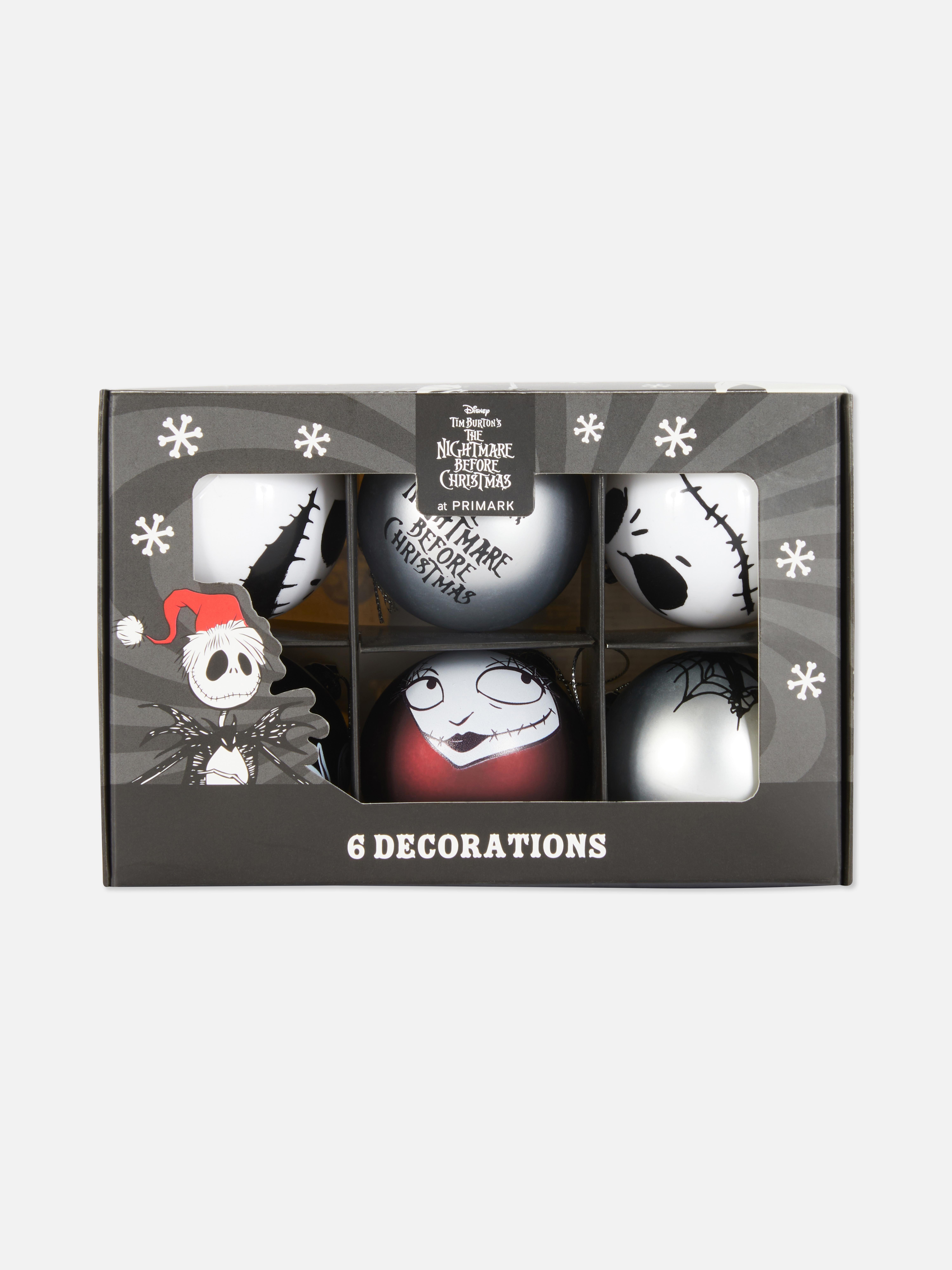 6 bolas decorativas de Pesadilla antes de Navidad
