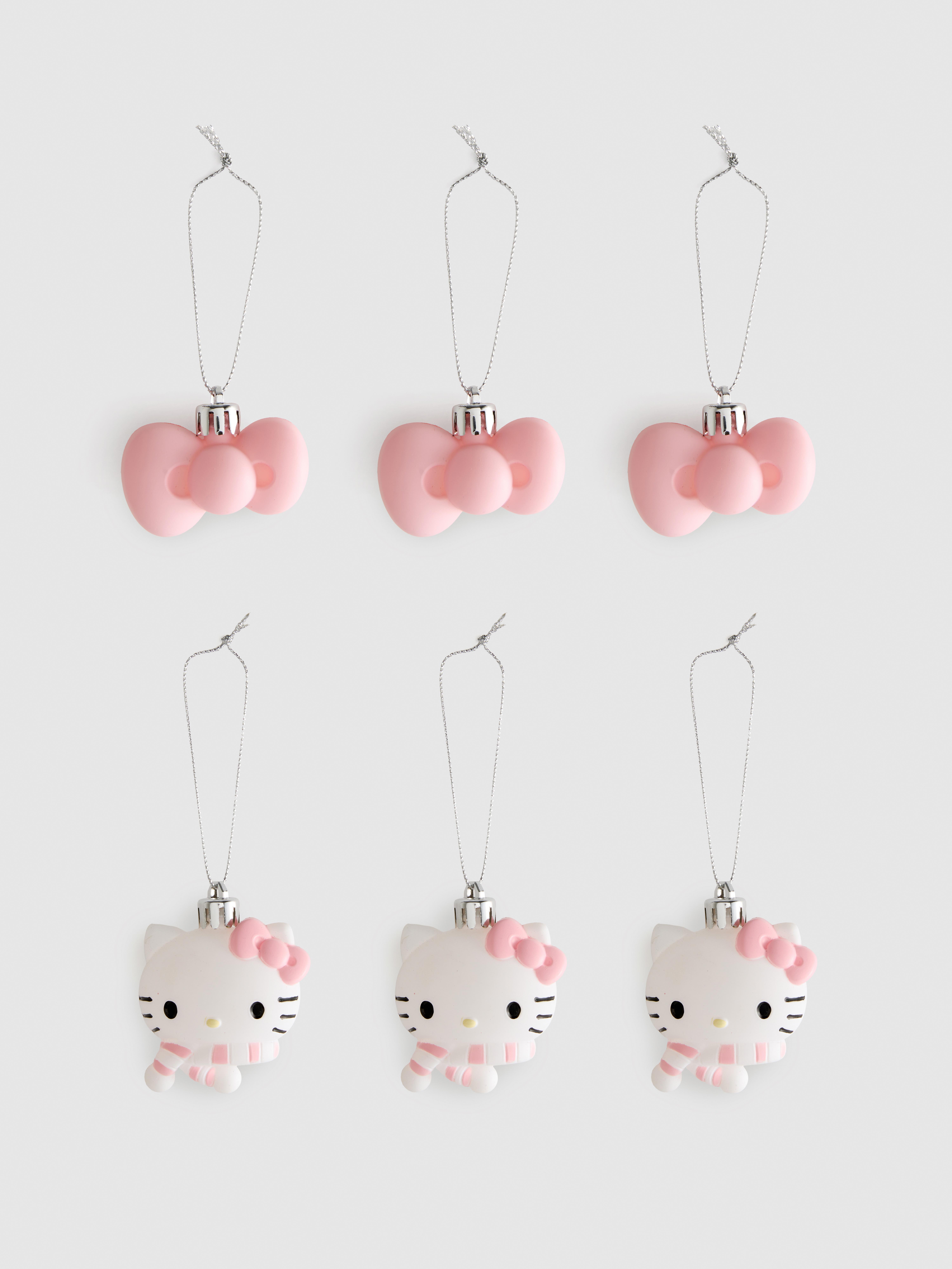 Lot de 6 décorations de Noël Hello Kitty