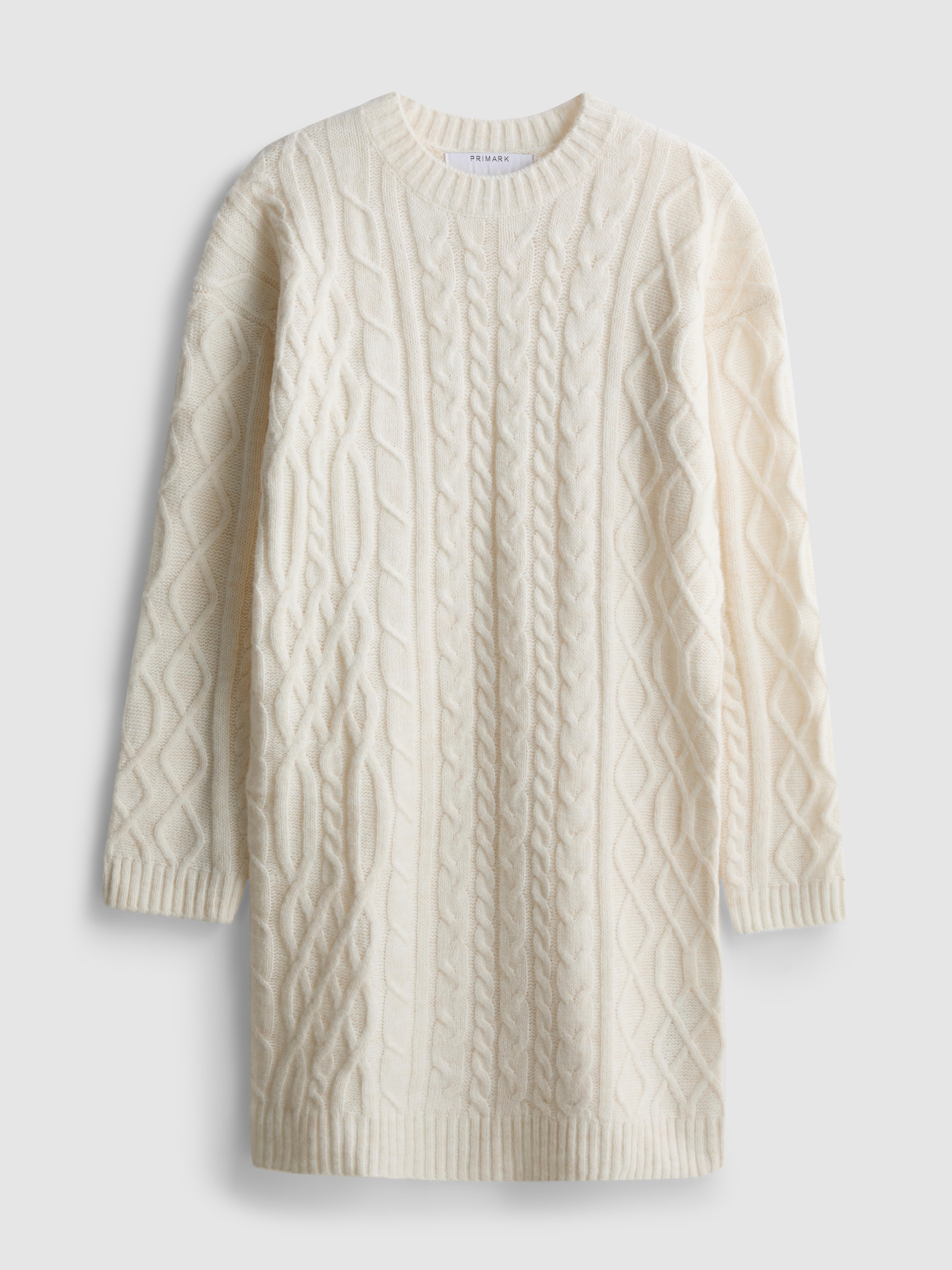 Cable Knit Mini Jumper Dress