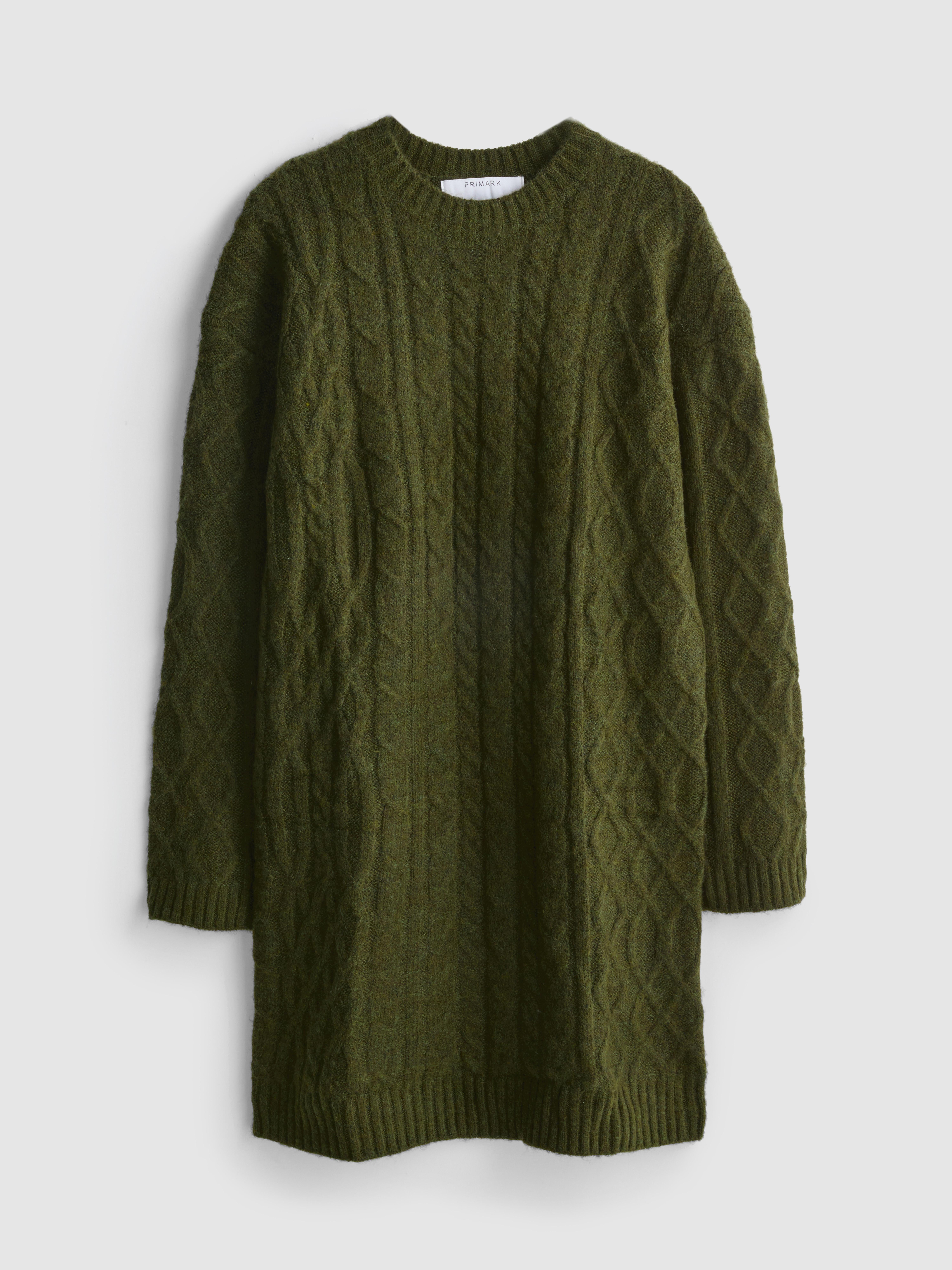 Cable Knit Mini Jumper Dress