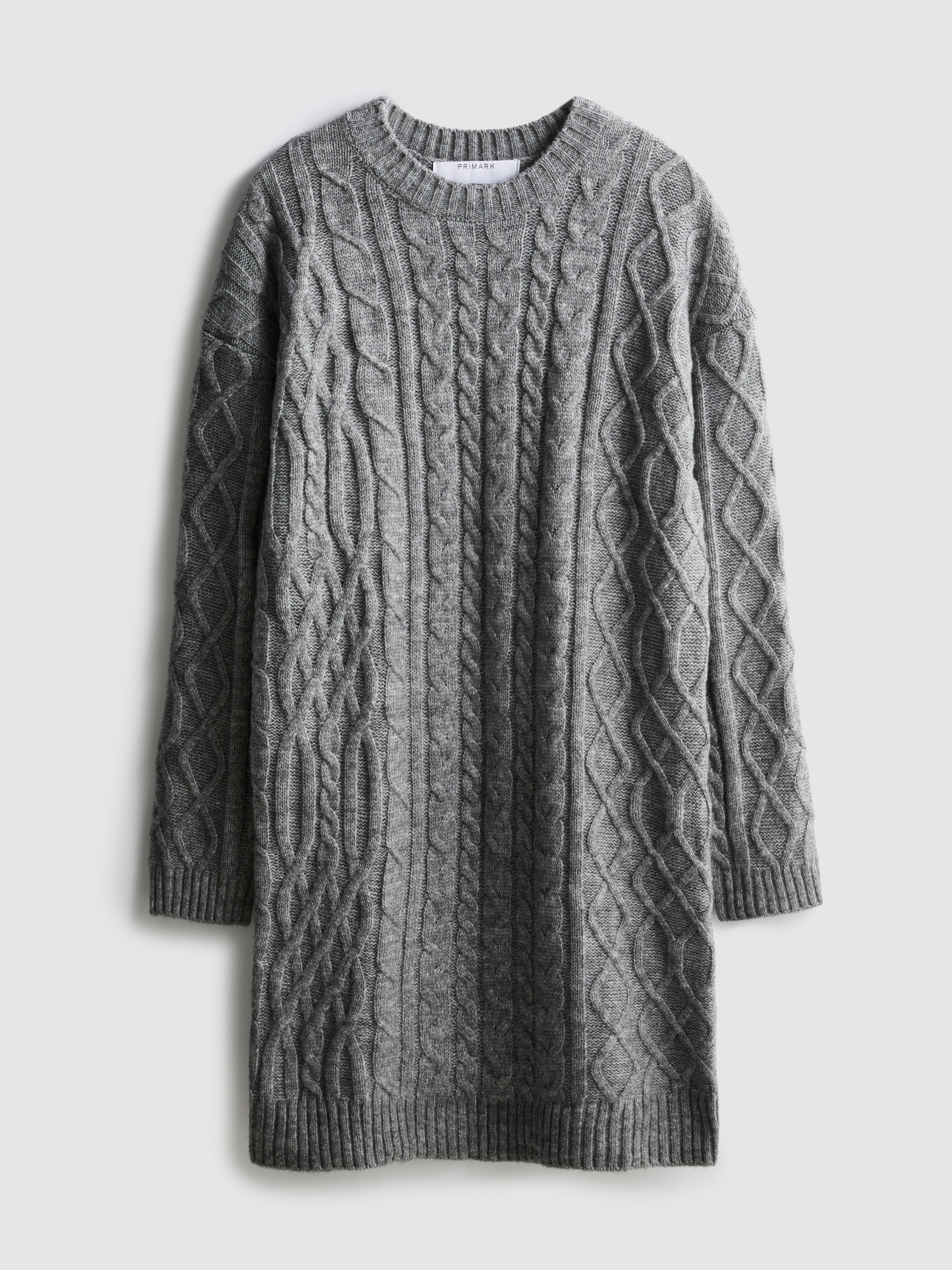Cable Knit Mini Jumper Dress