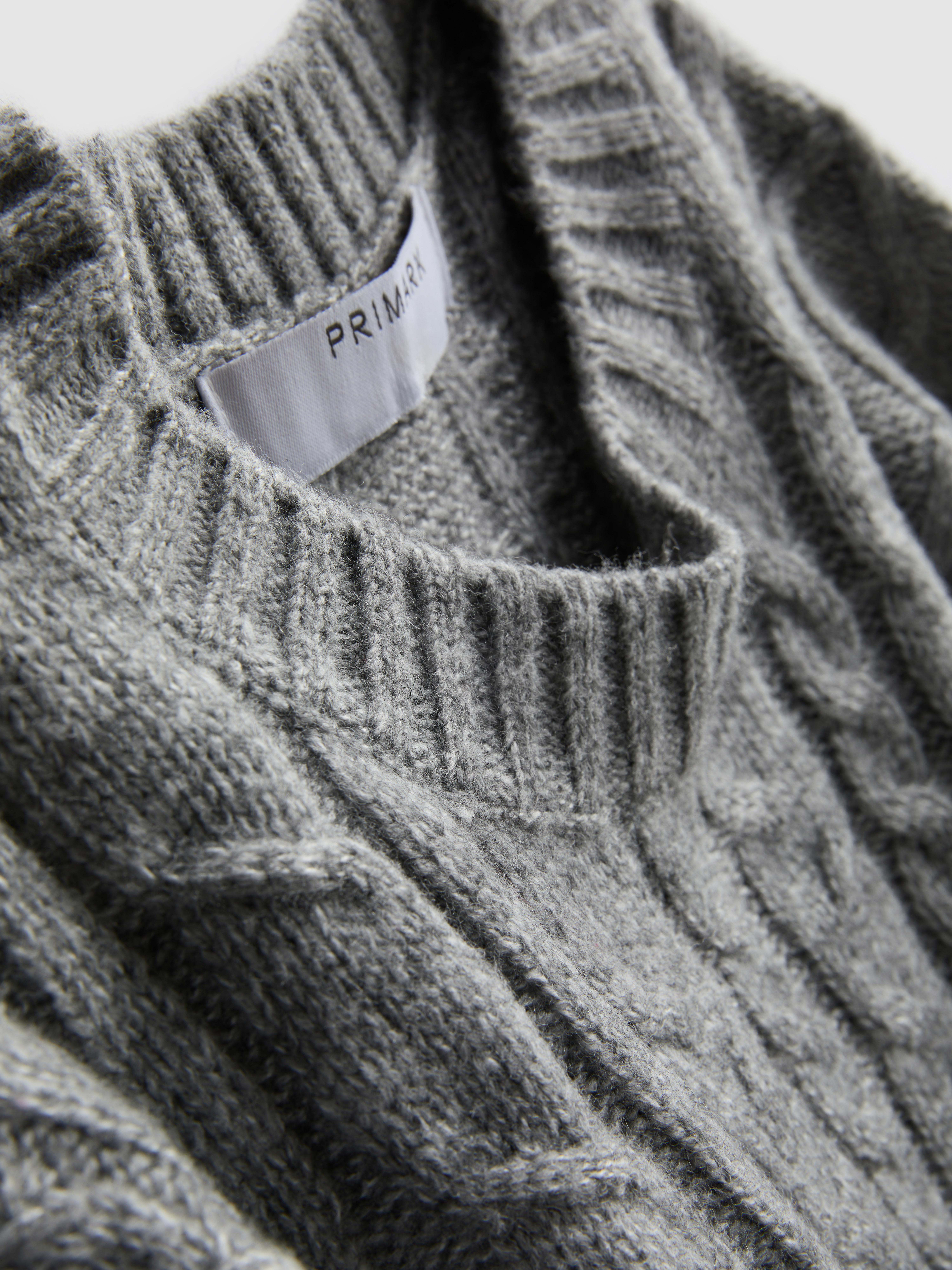 Cable Knit Mini Jumper Dress