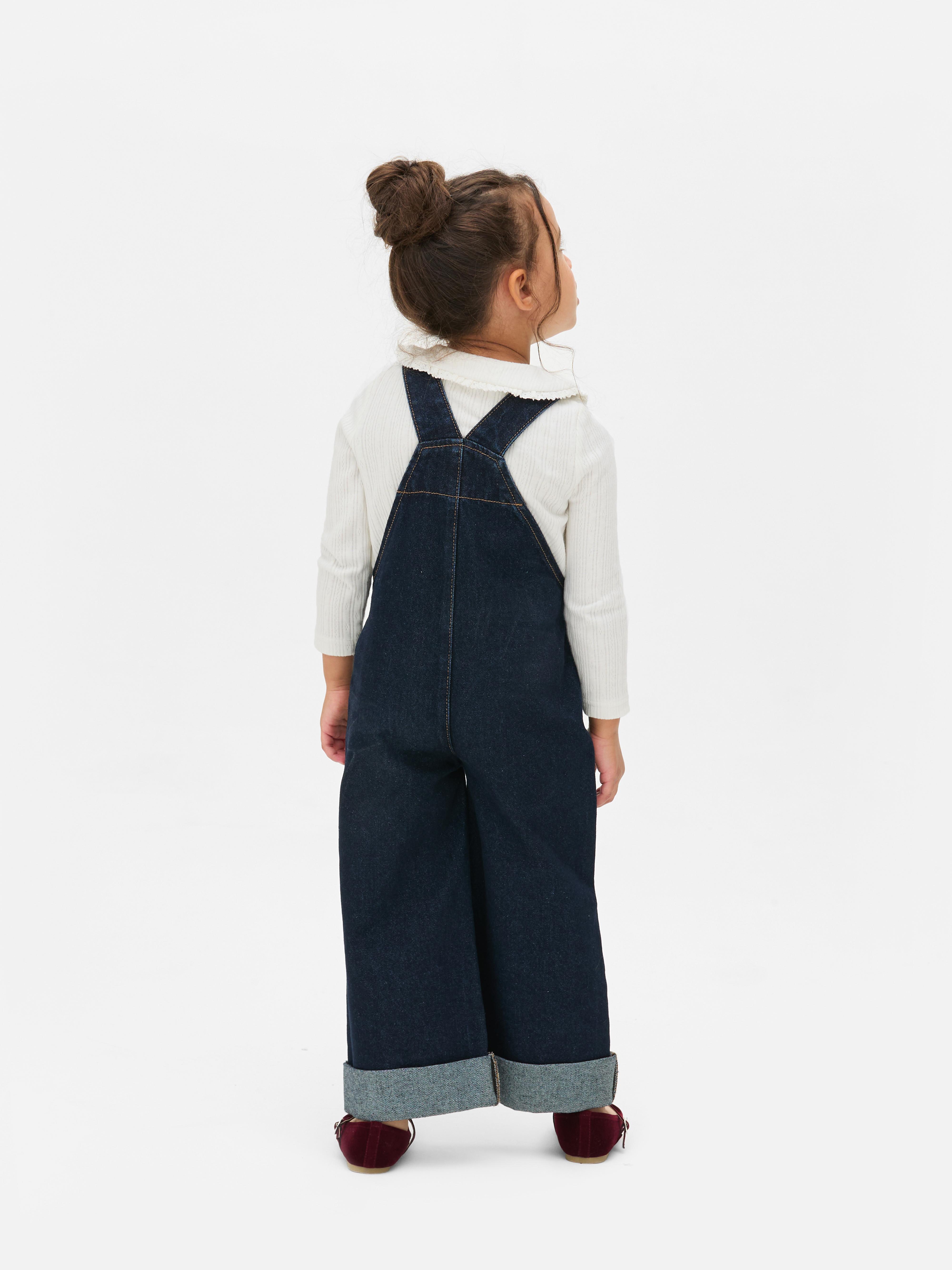 1.5-8yrs | The Edit Pointelle Collared Long Sleeve T-Shirt