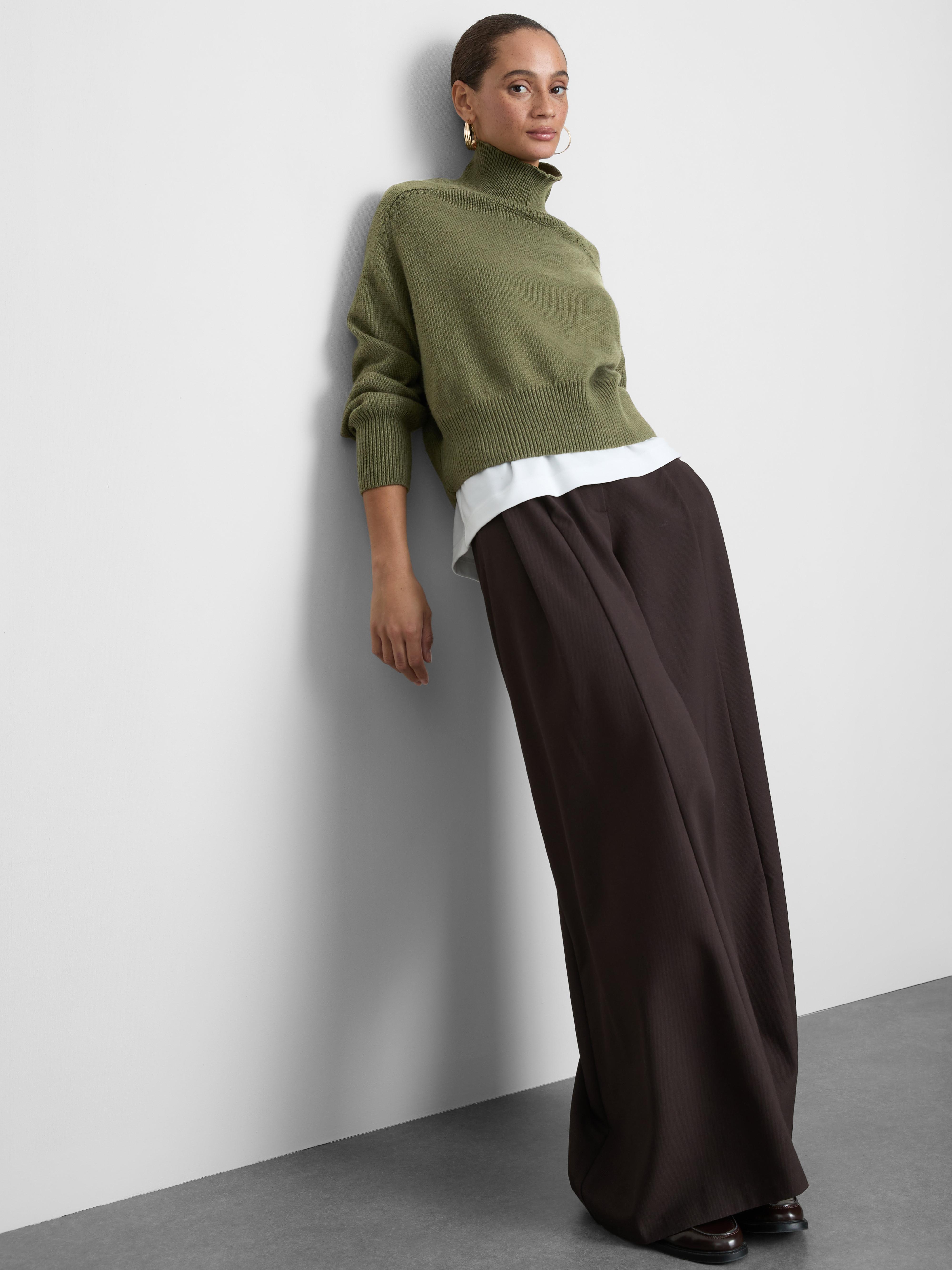 Knitted High Neck Jumper