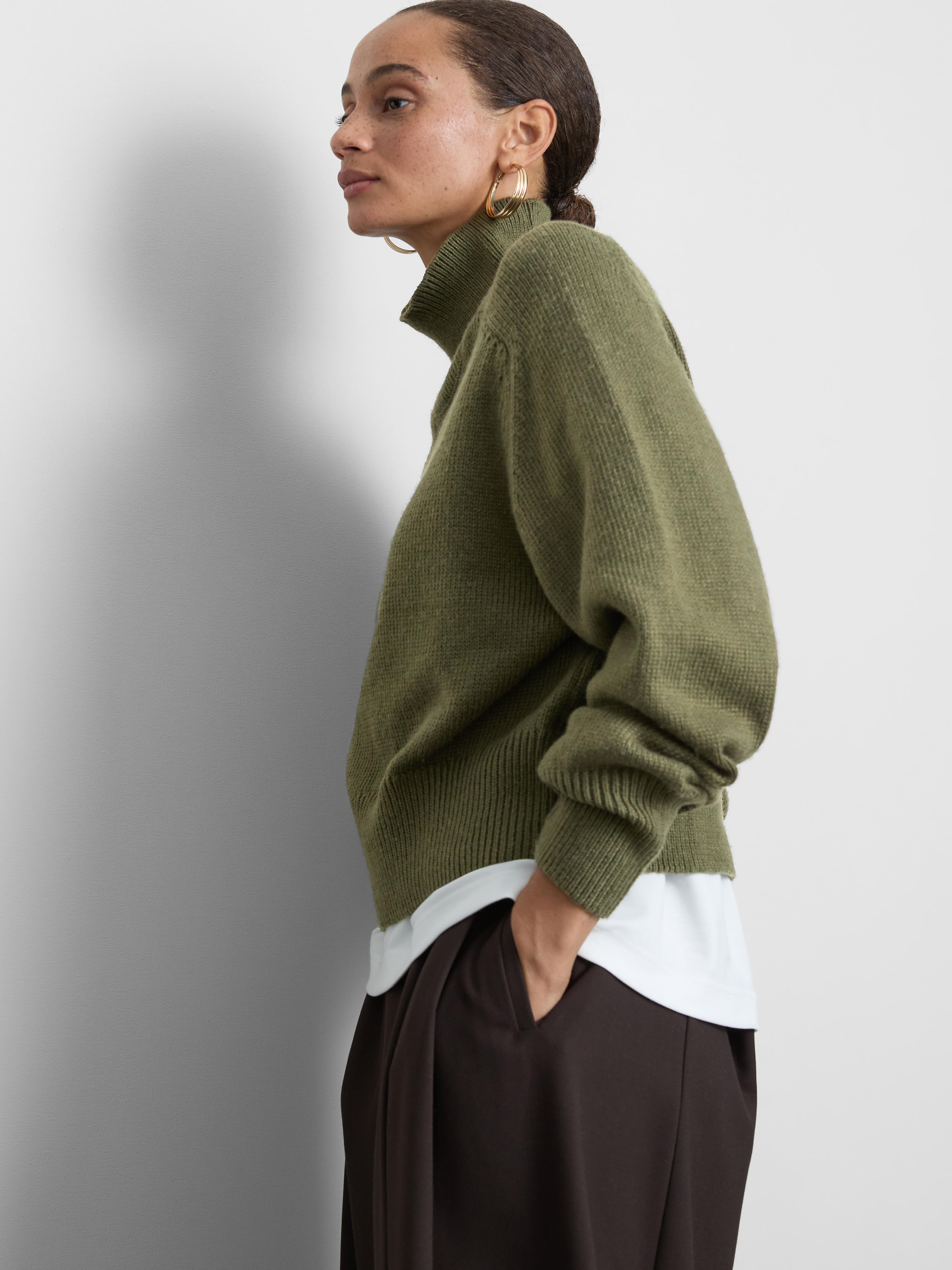 Knitted High Neck Jumper
