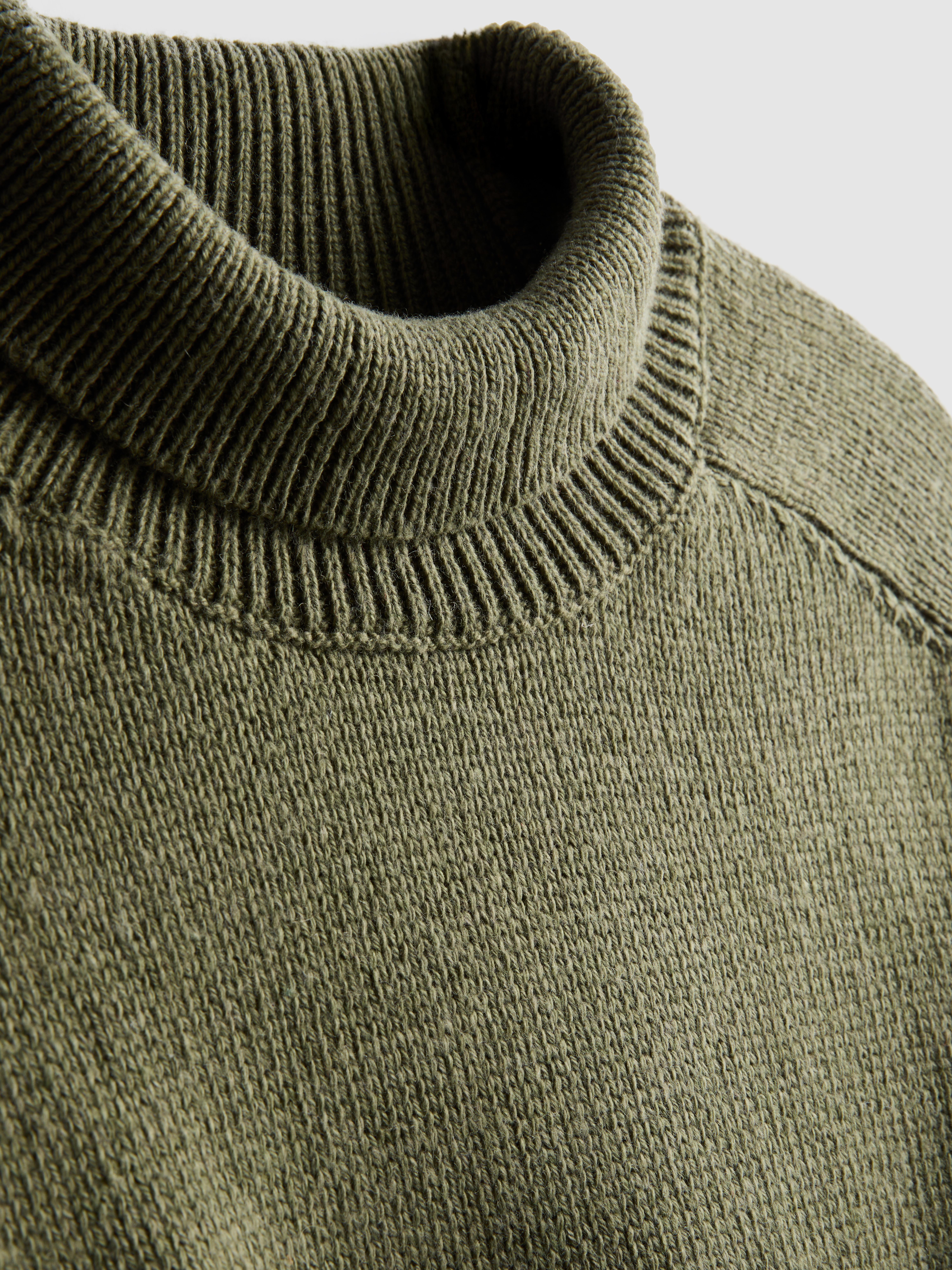 Jersey de punto con cuello alto