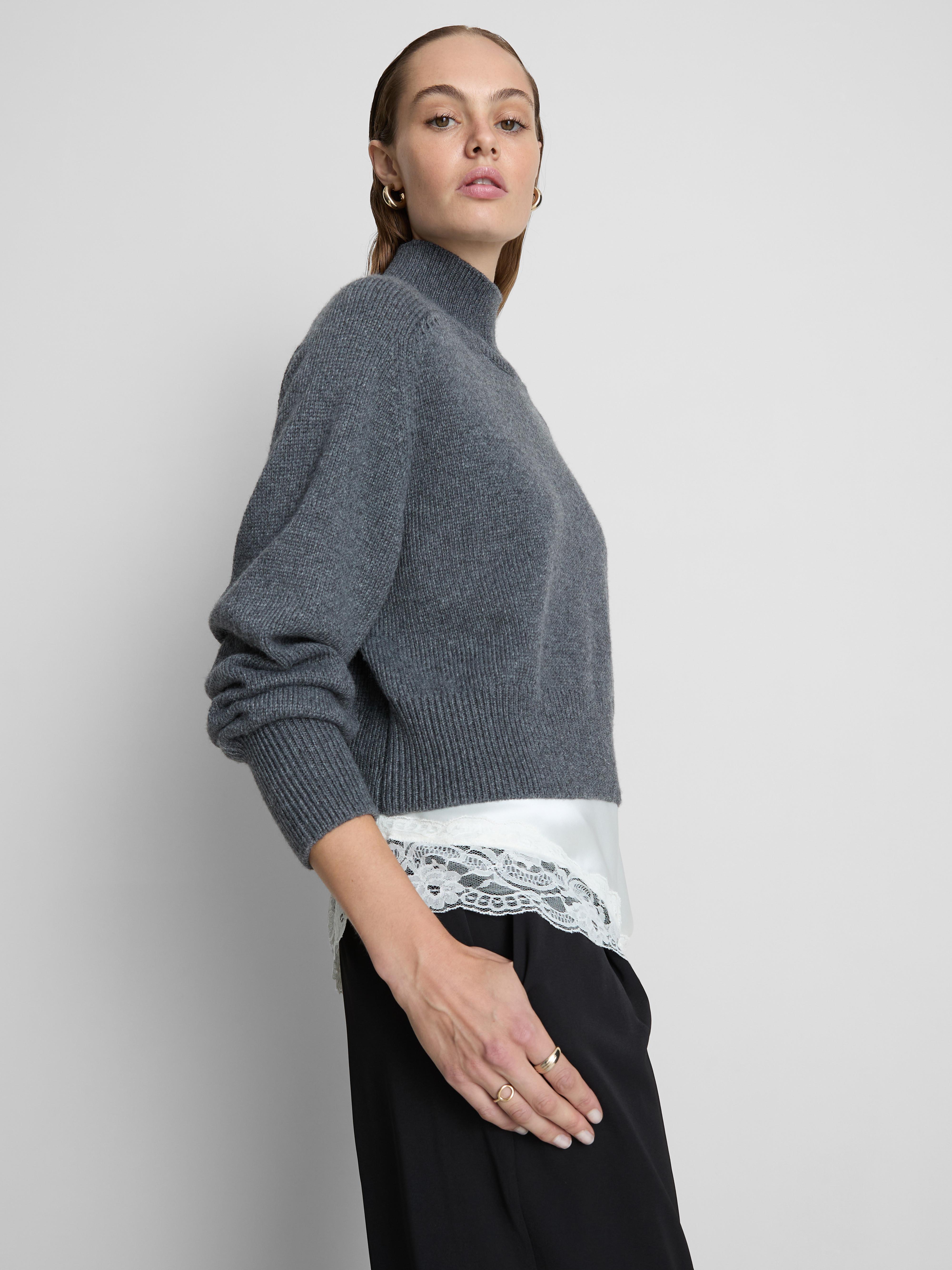 Knitted High Neck Jumper