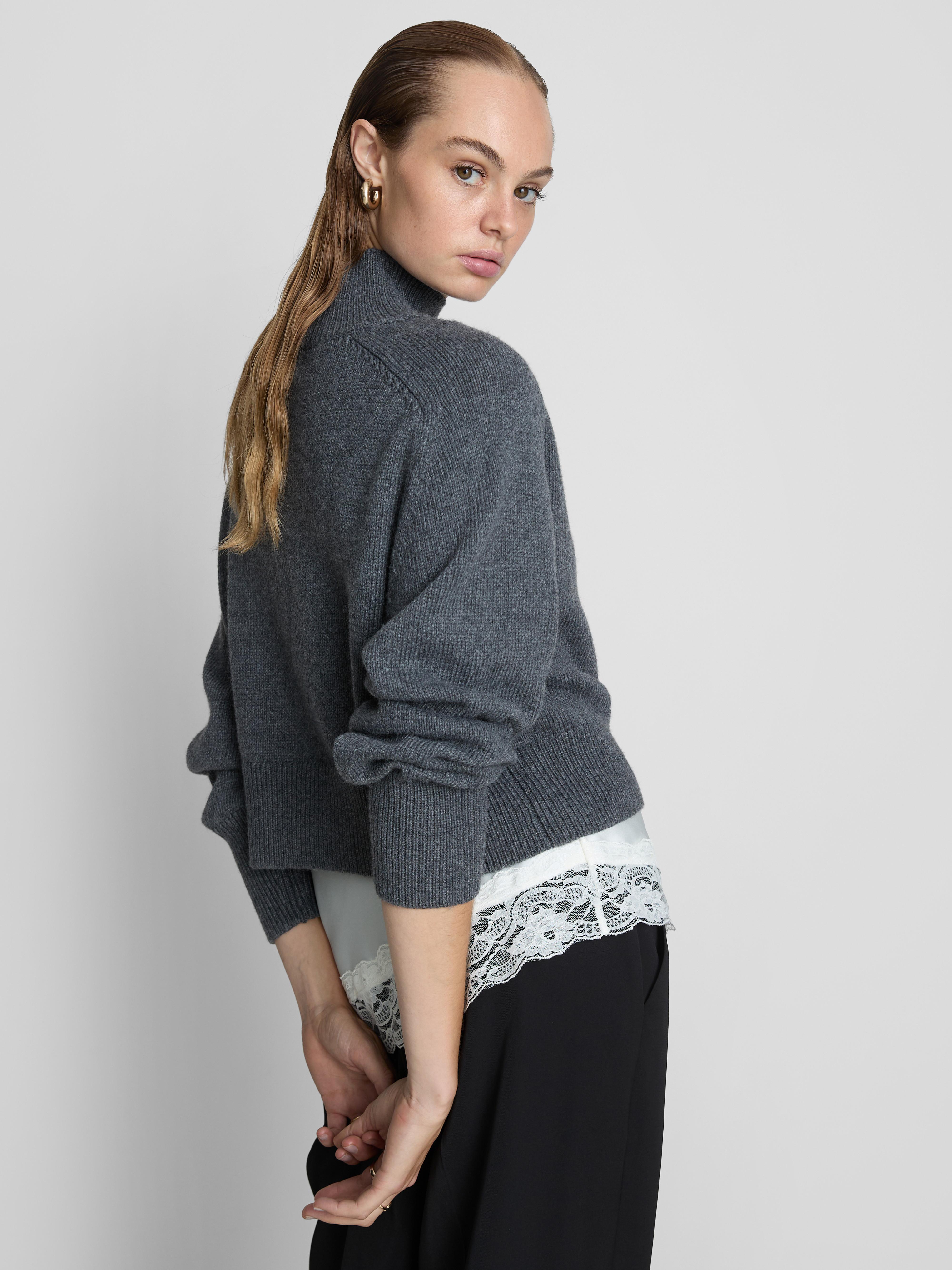 Knitted High Neck Jumper