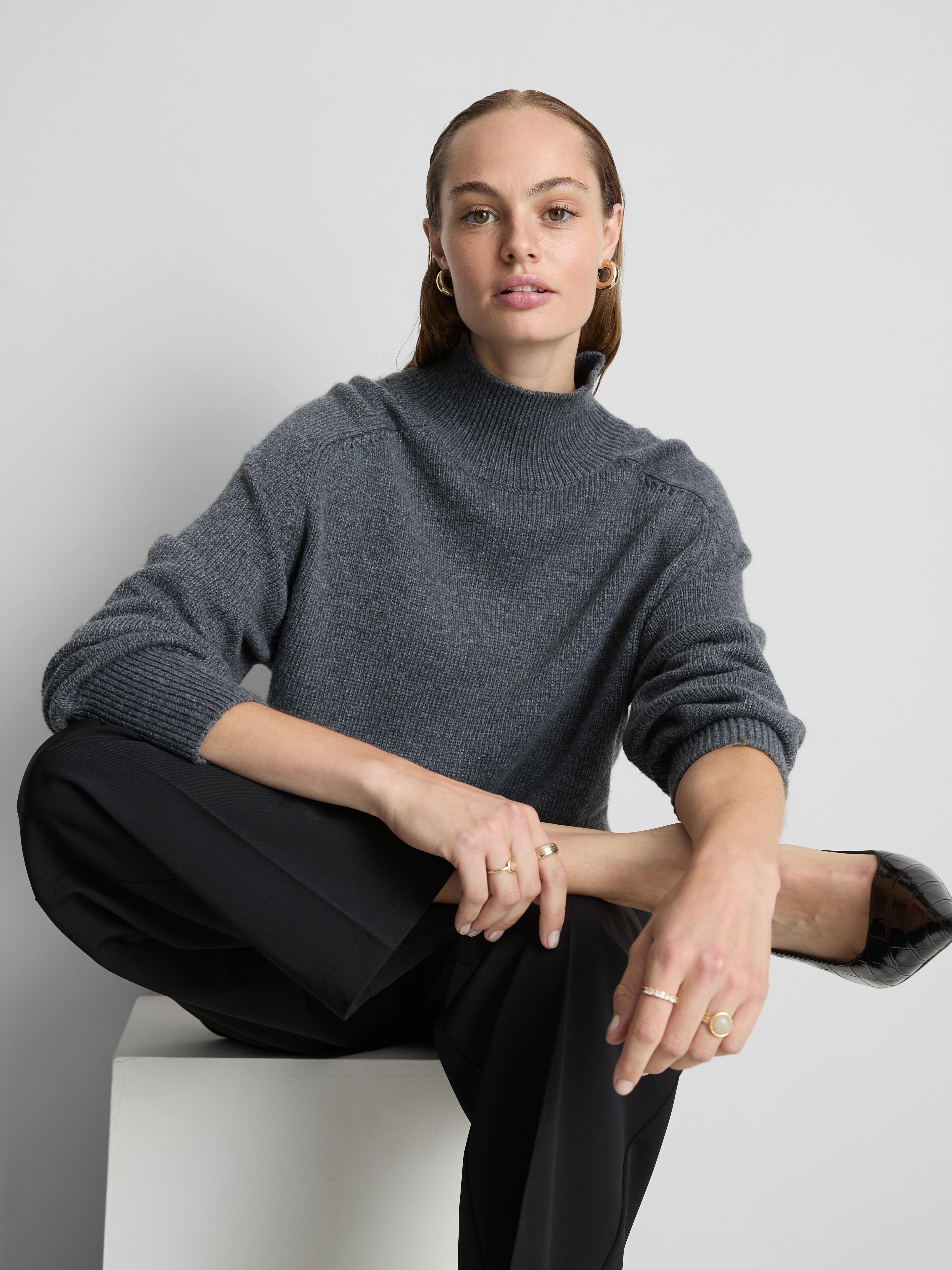 Knitted High Neck Jumper