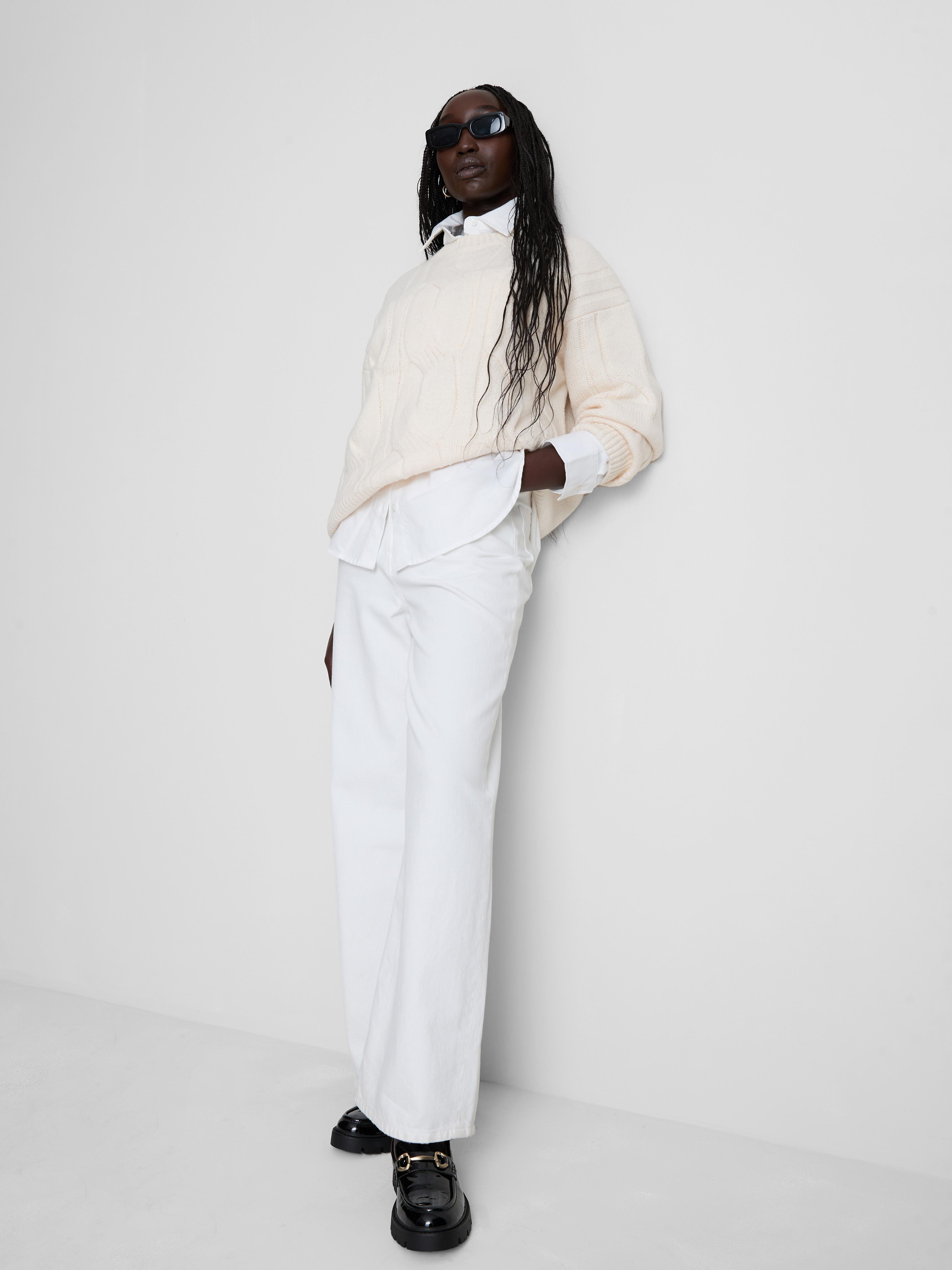 Essential Relaxed Cable Knit Jumper