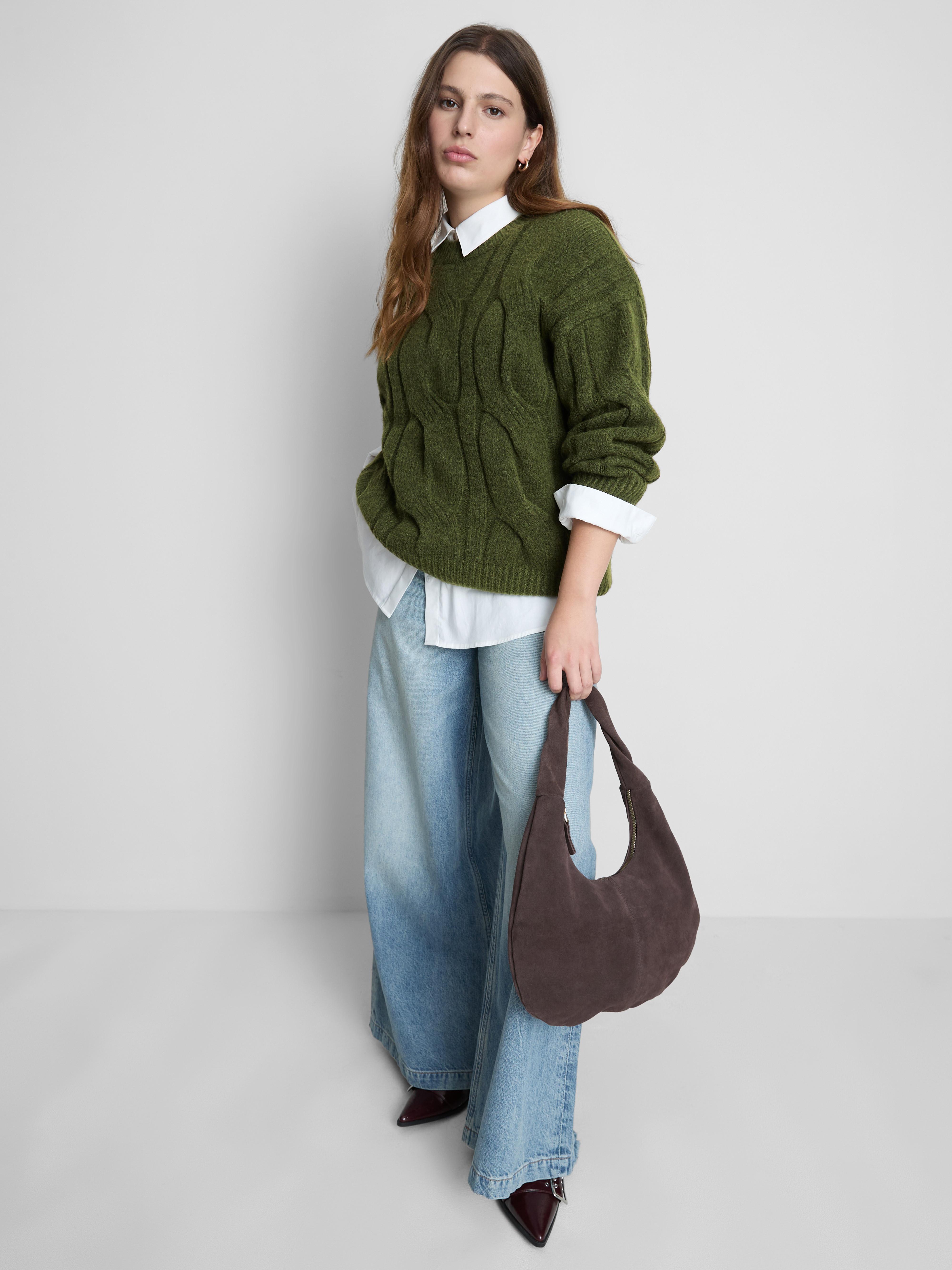 Pull décontracté en maille torsadée Essential