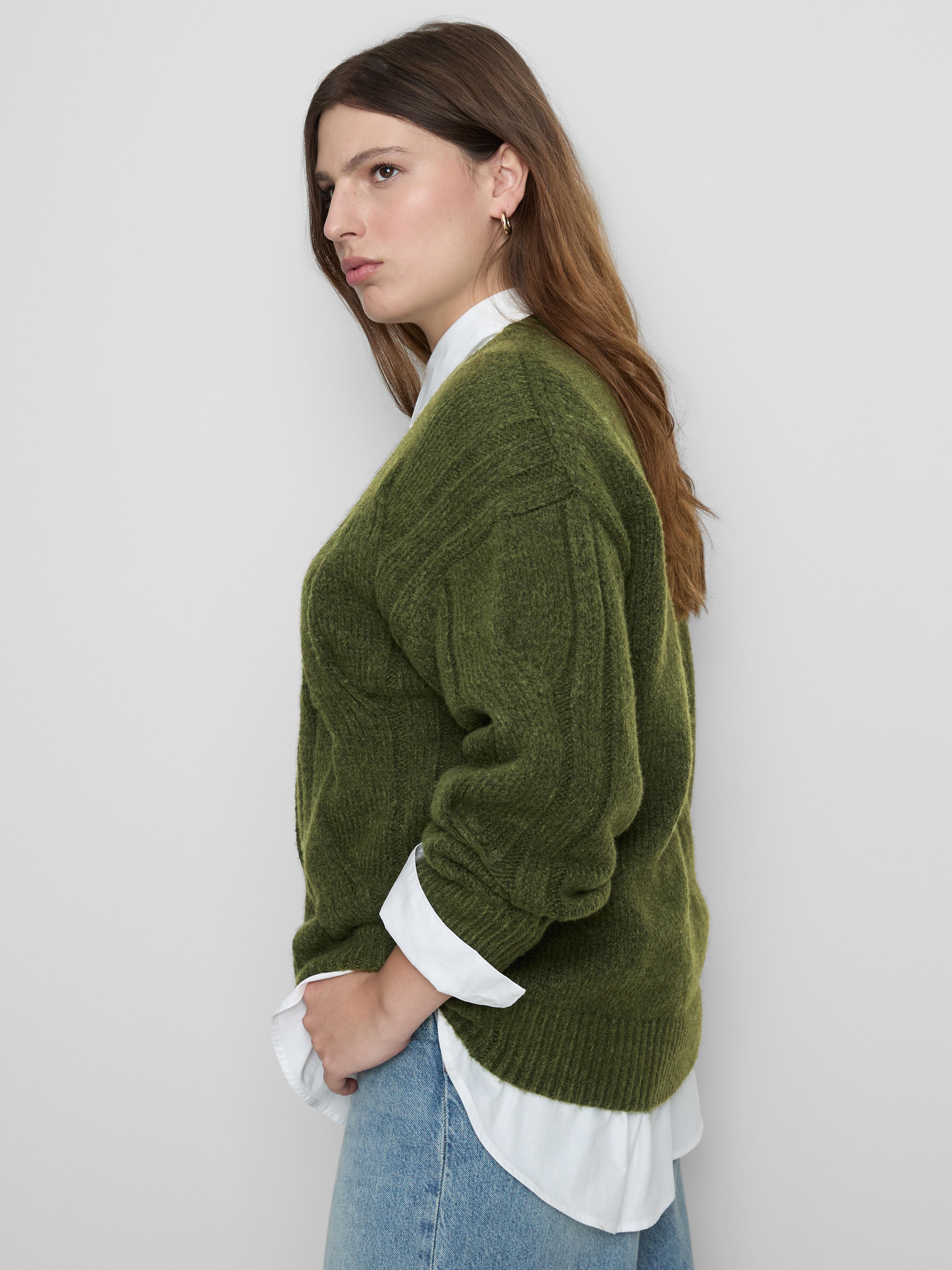 Pull décontracté en maille torsadée Essential