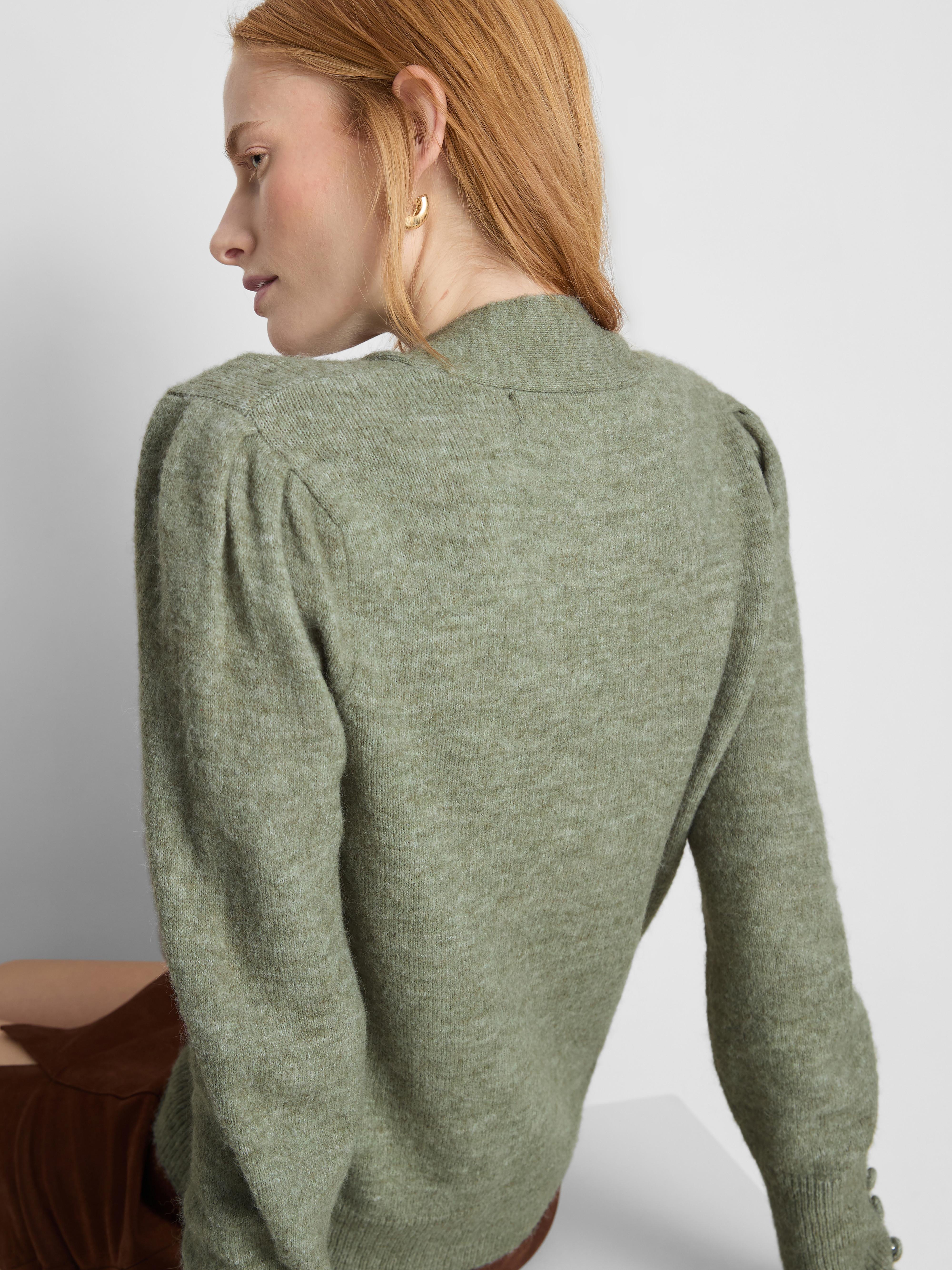 Bow Collar Knit Jumper