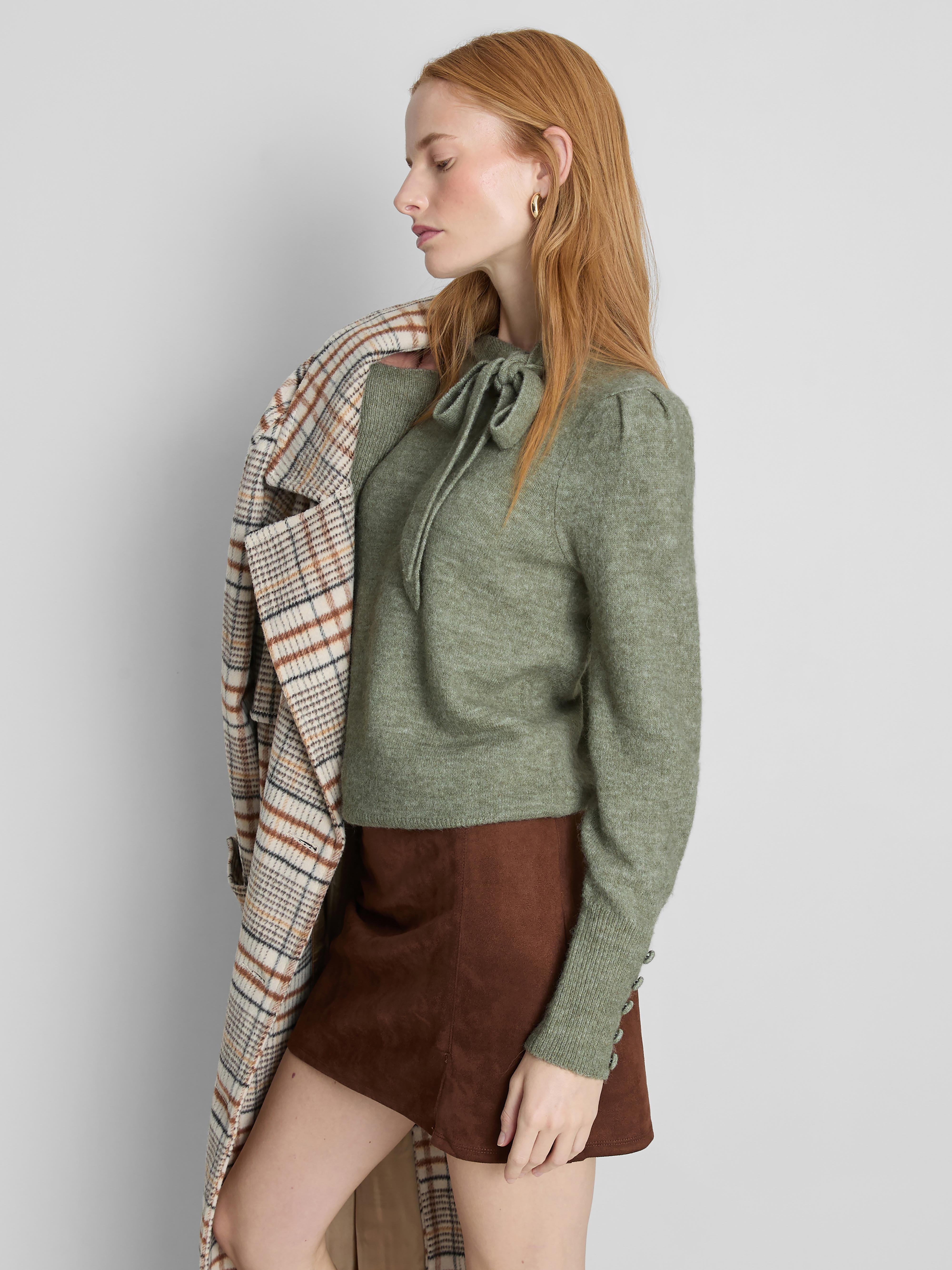 Bow Collar Knit Jumper