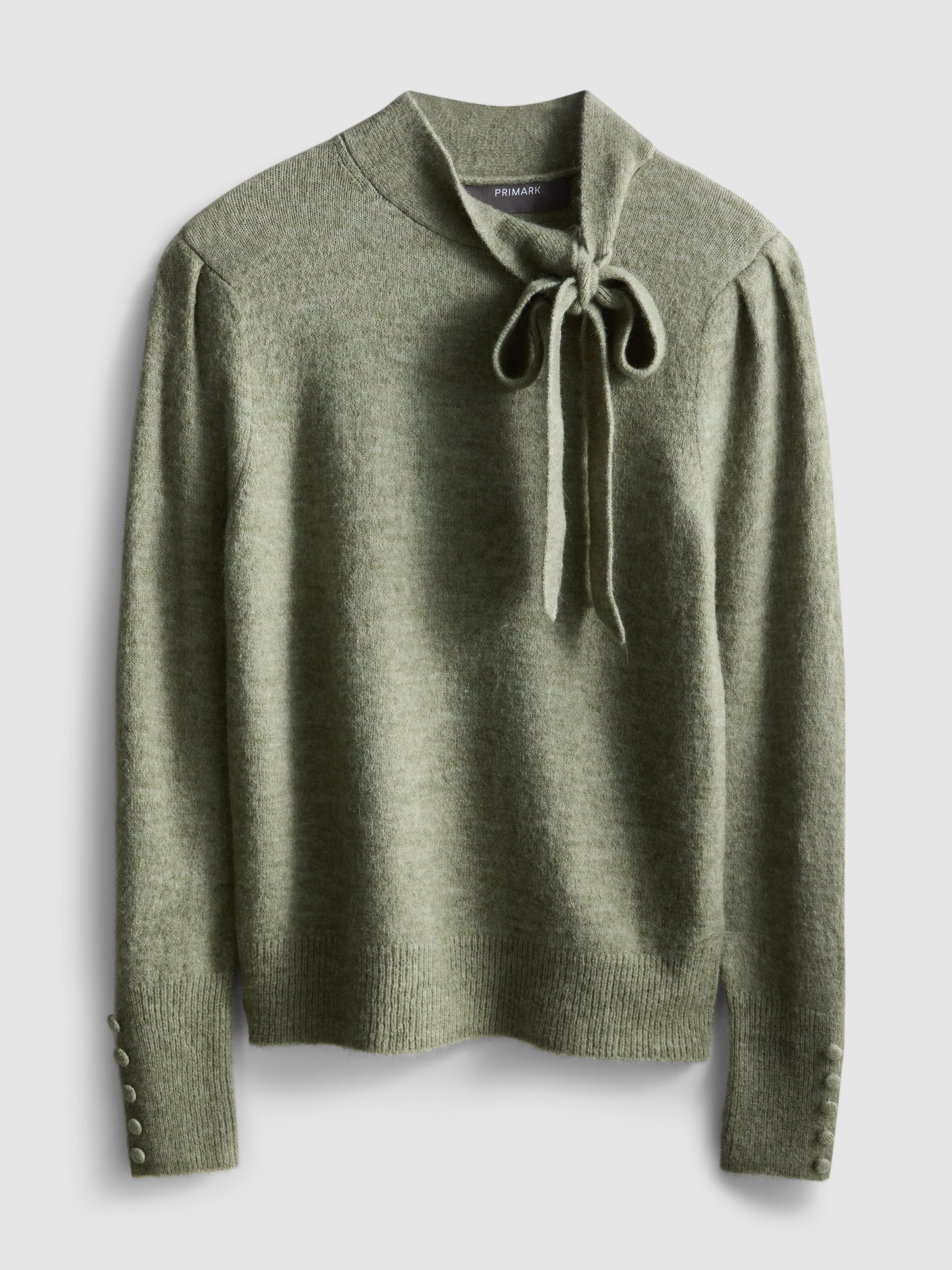 Bow Collar Knit Jumper