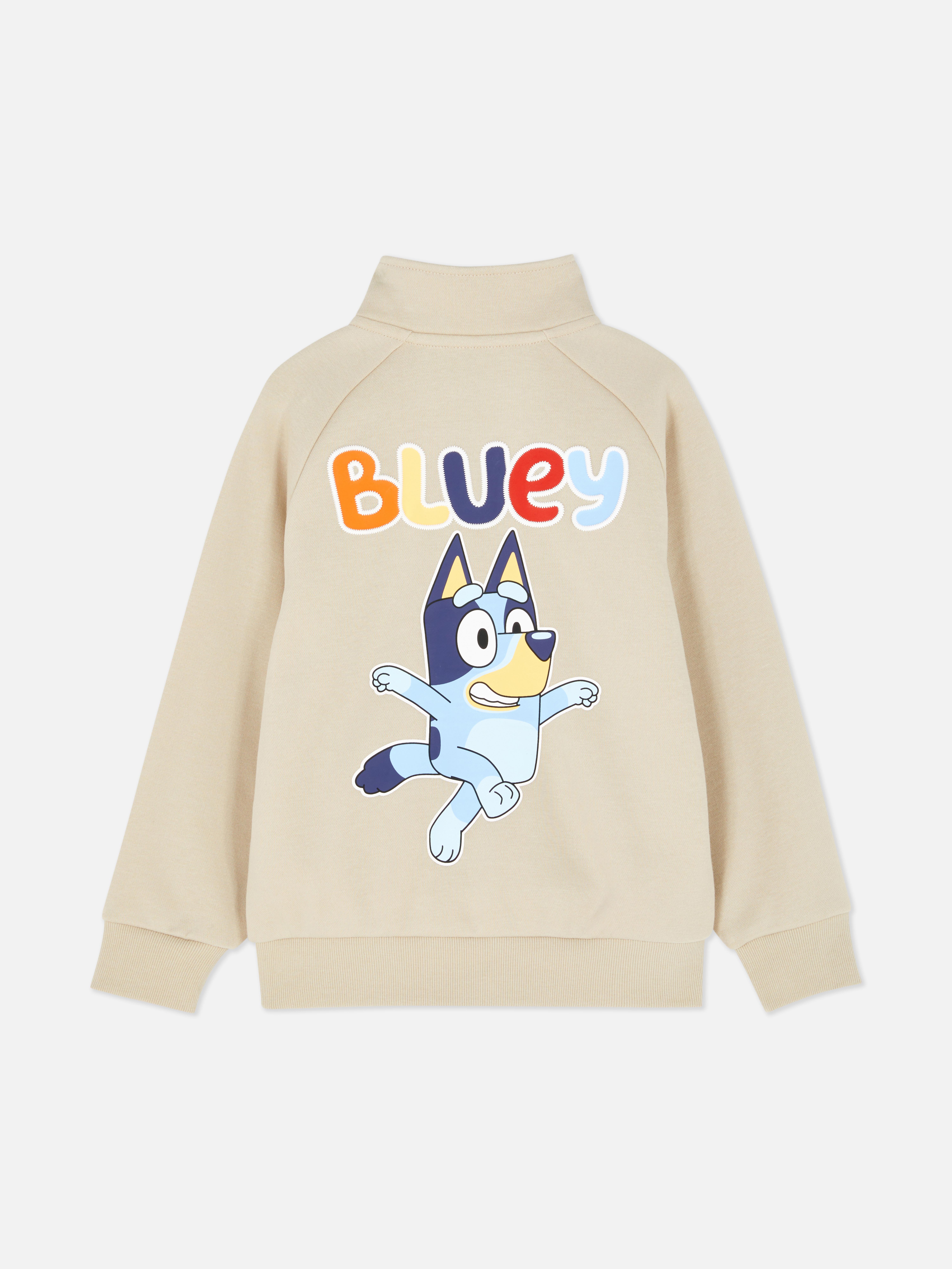 1.5-7yrs | Bluey Half-Zip Funnel Neck Sweatshirt