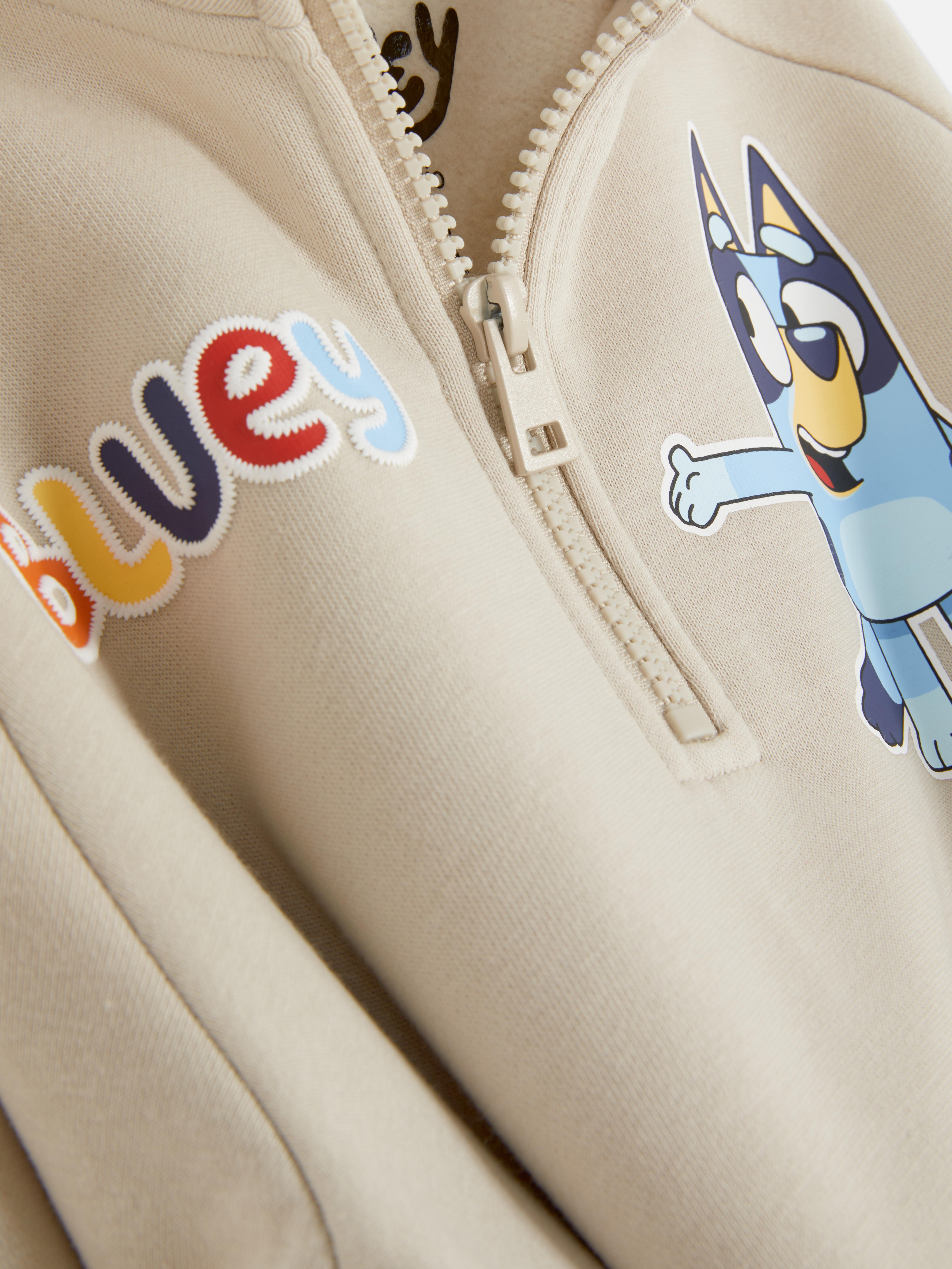 1.5-7yrs | Bluey Half-Zip Funnel Neck Sweatshirt