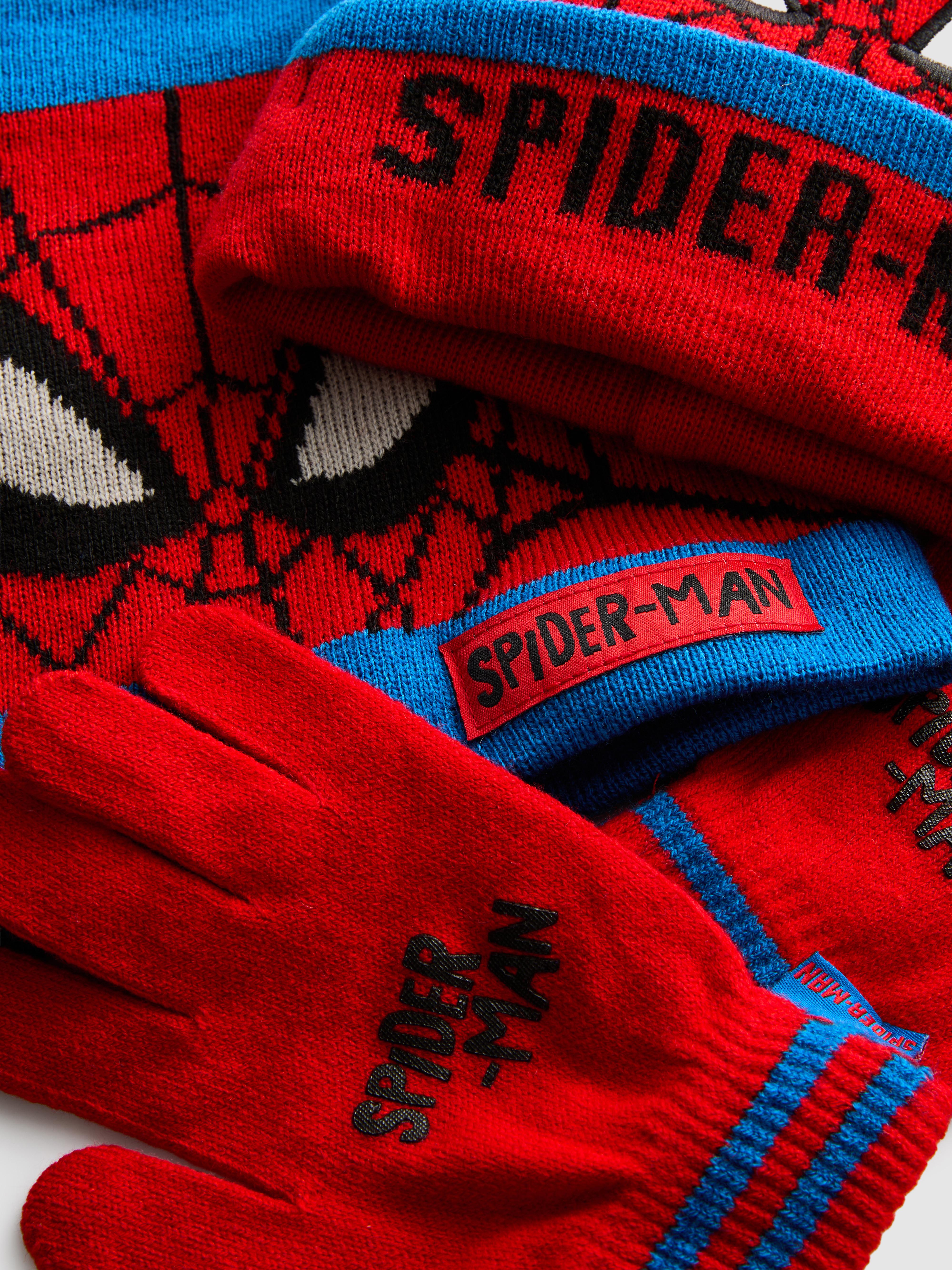 MARVEL Spider-Man Beanie, Snood and Gloves Accessory Set