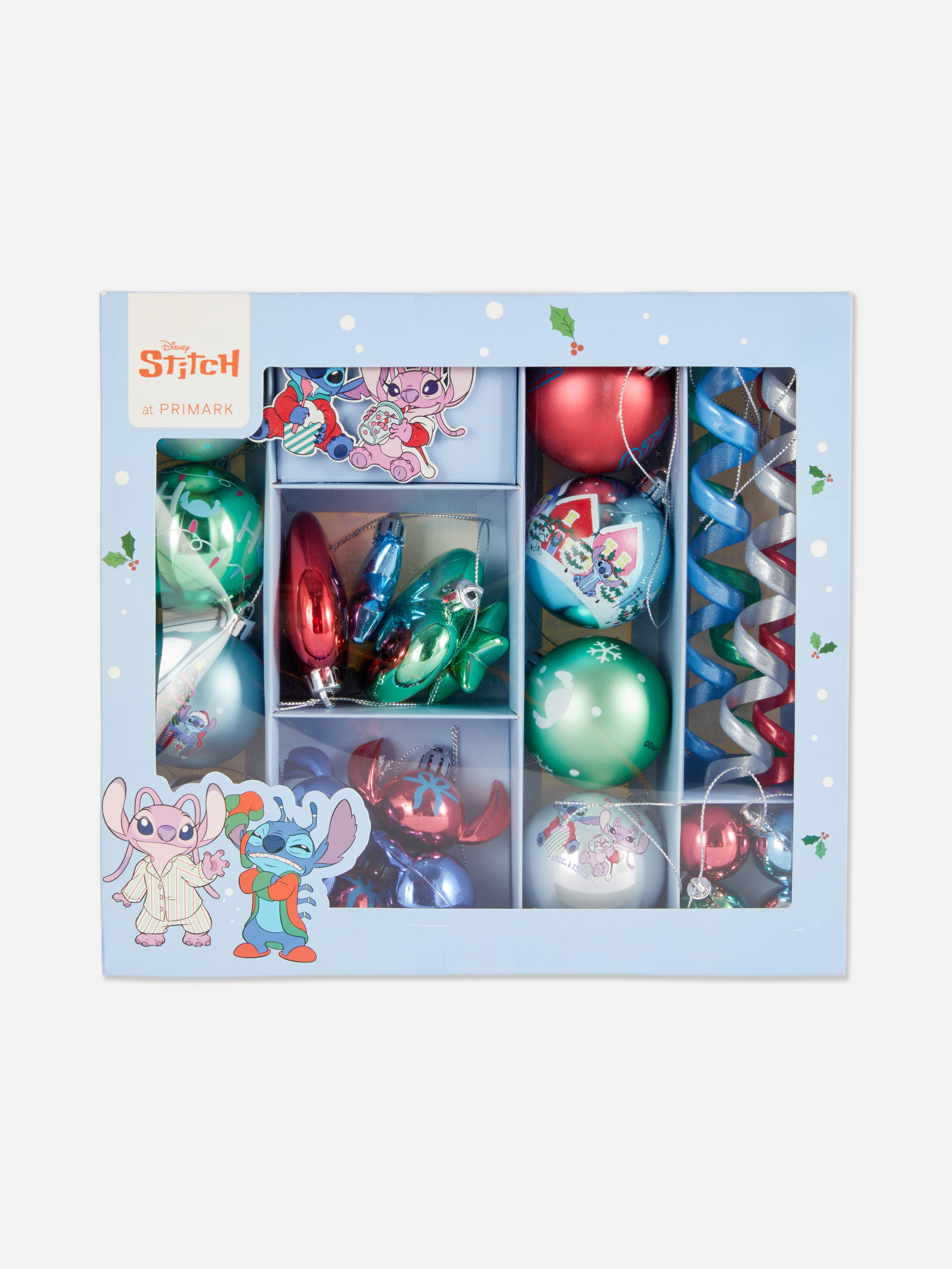 Set de adornos navideños de Stitch de Disney